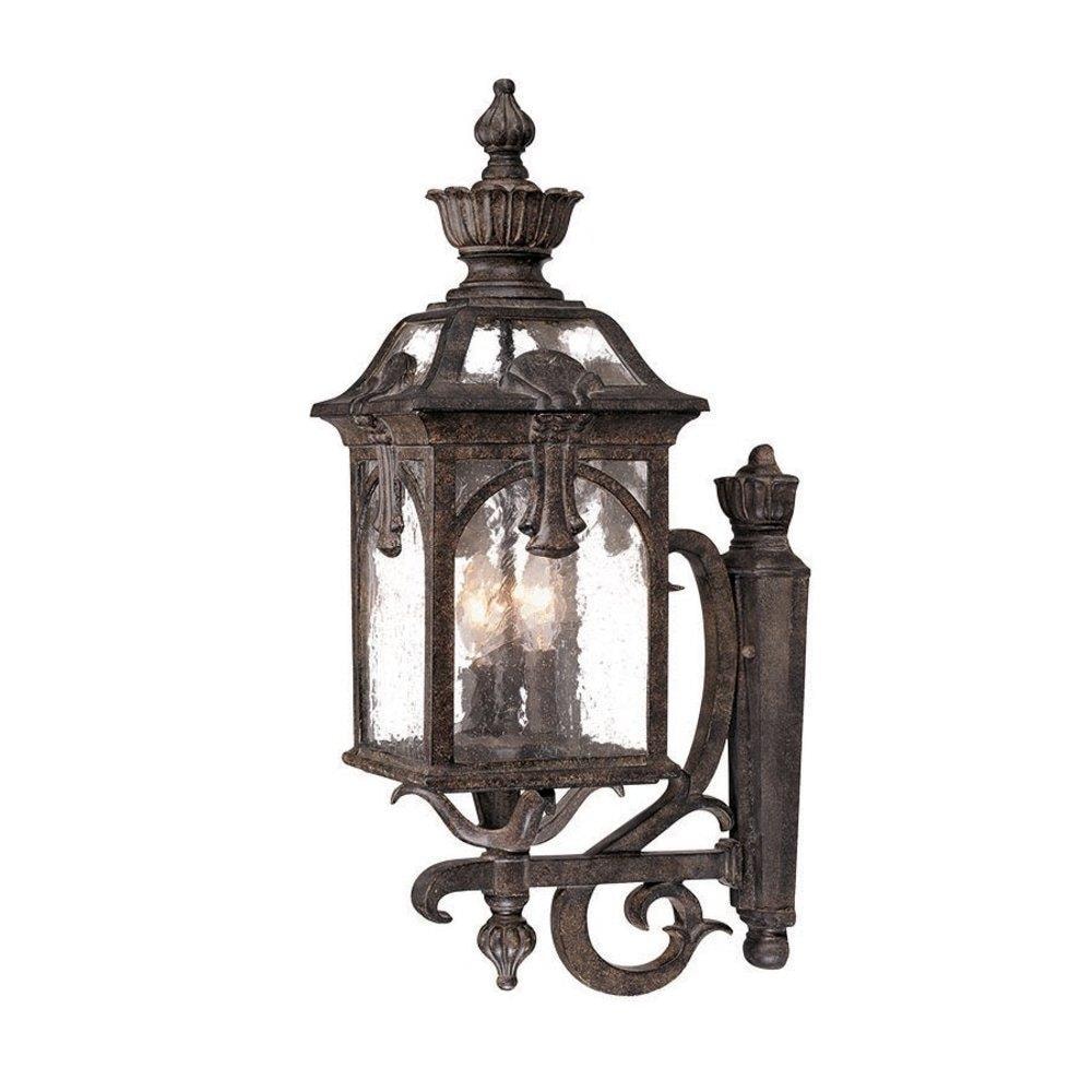 Acclaim 3512BC Monterey Collection 1-Light Outdoor Light Fixture Hanging Lantern Black Coral 