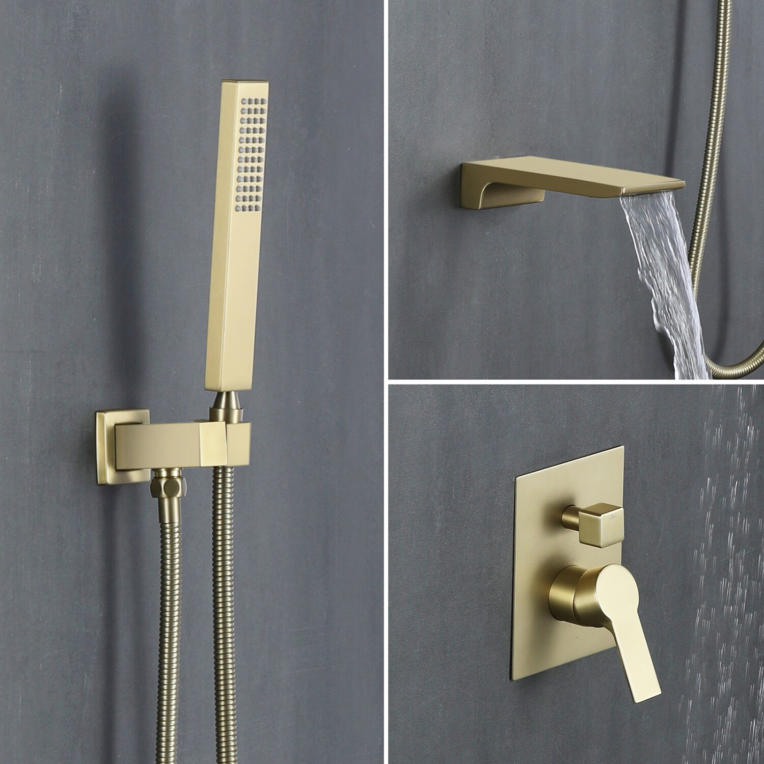 Cobbe SSF0110G Showerhead-Bar-Panels - View #2