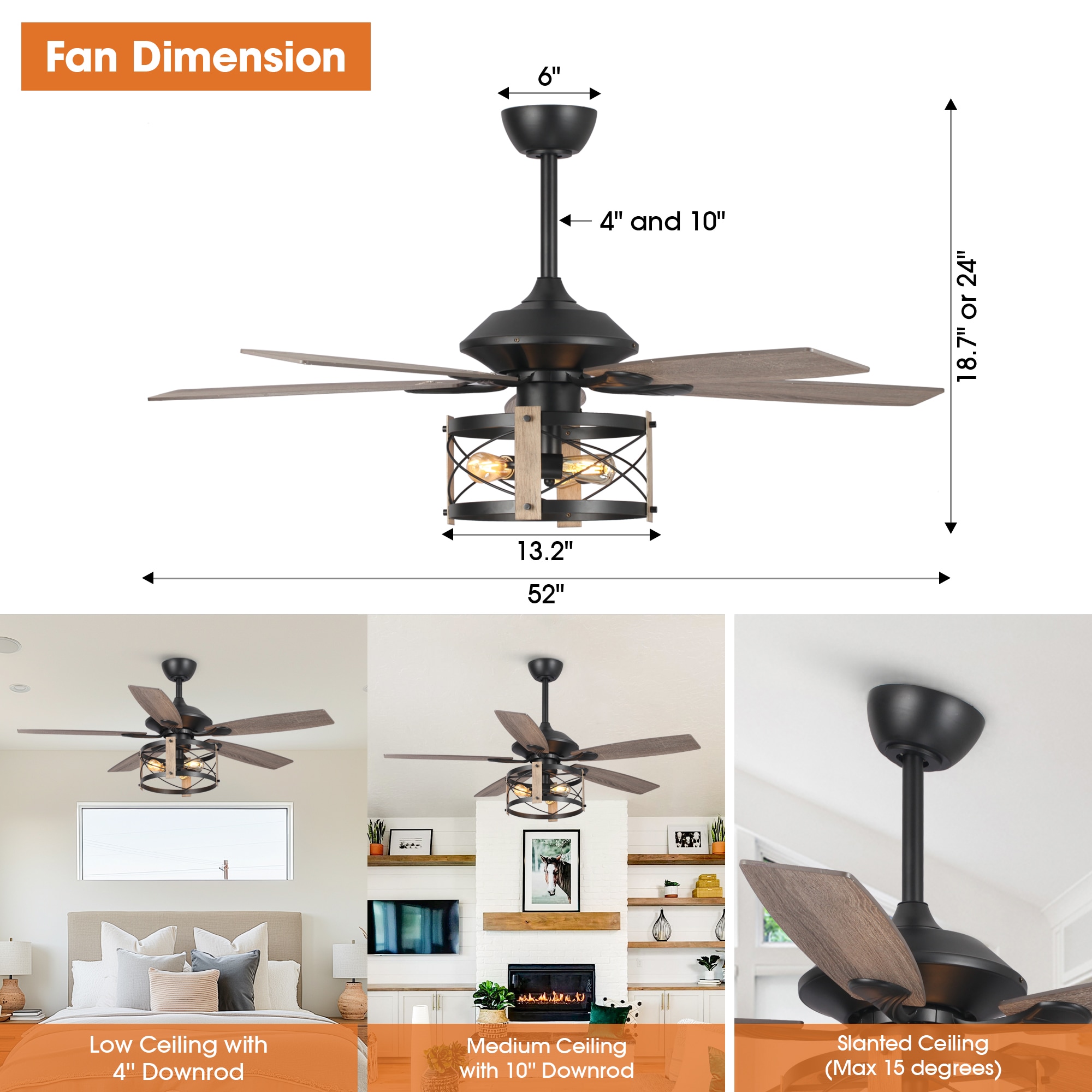 Parrot Uncle F6316110V Ceiling-Fans - View #8