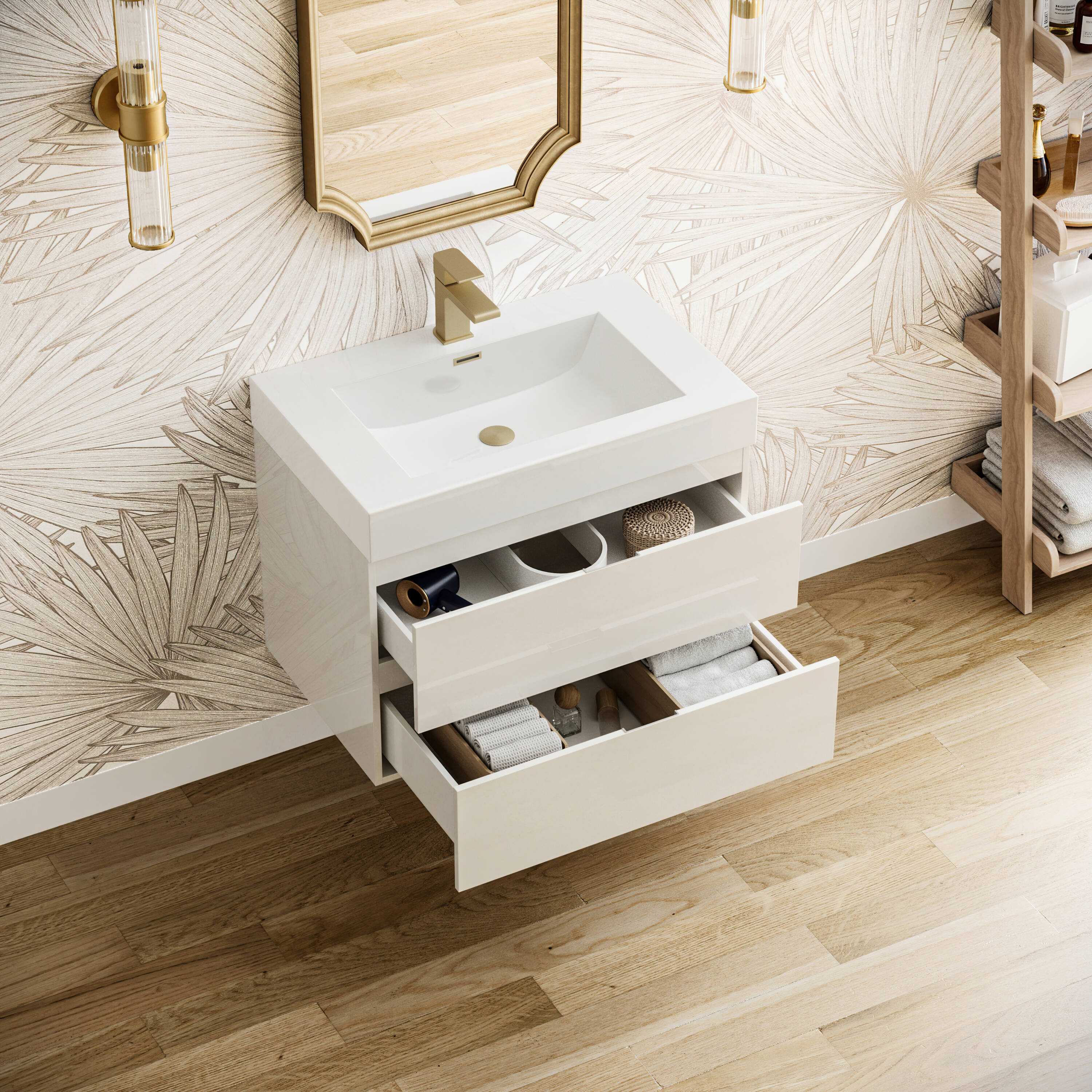 Fresca FCB8330WH-I Bath-Vanity-Combo - View #3