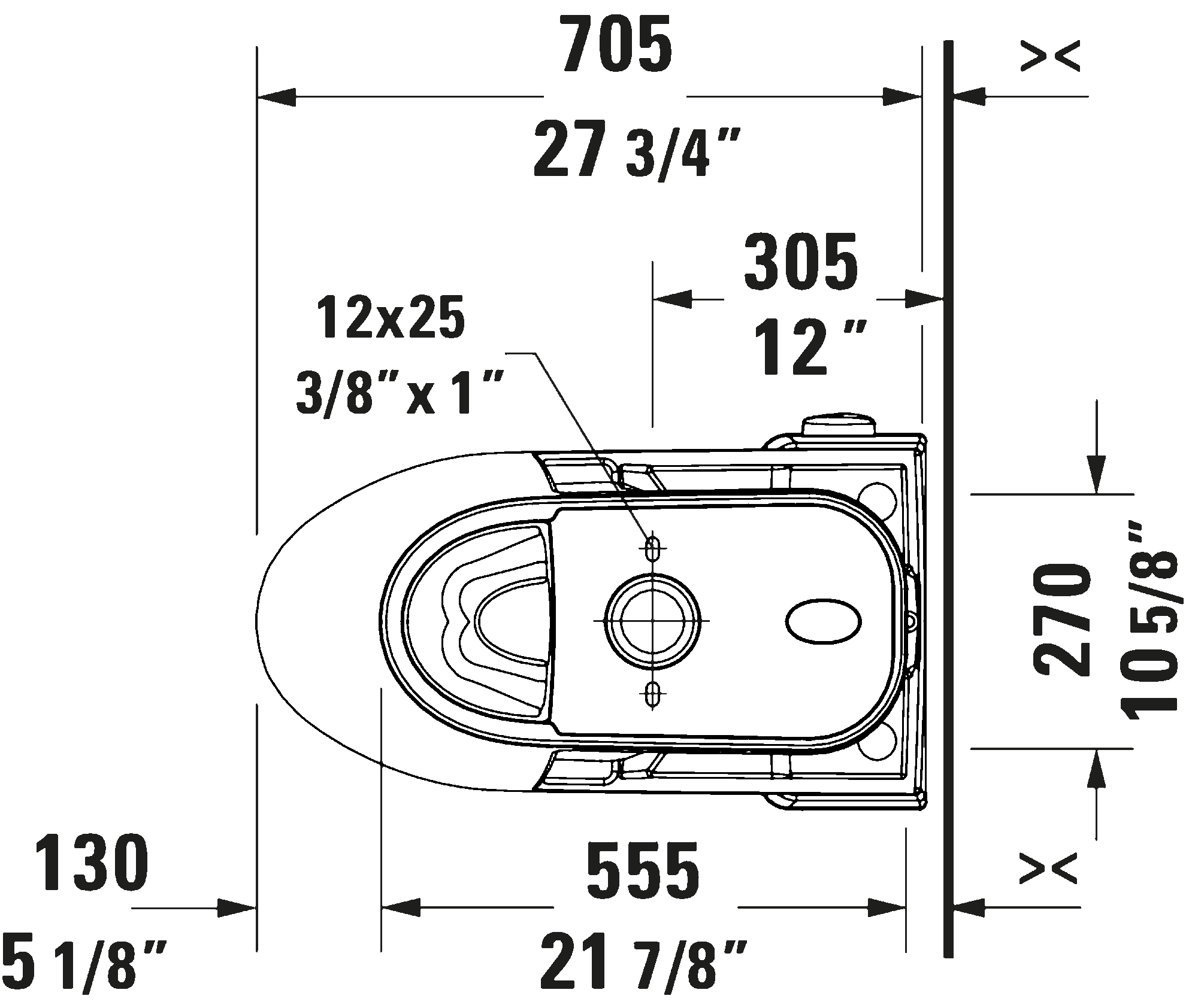 Duravit 205001AA00 Toilet-Bowls - View #3