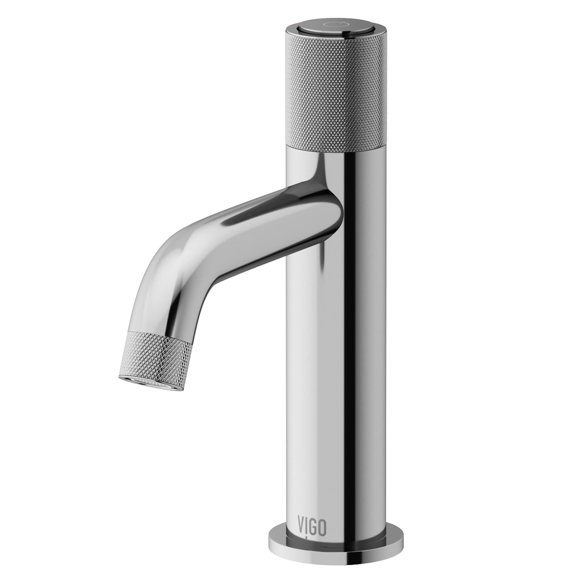 VIGO VG01048CH Apollo Chrome Single hole 1-handle WaterSense High-arc Commercial/Residential Touch-on Bathroom Sink Faucet