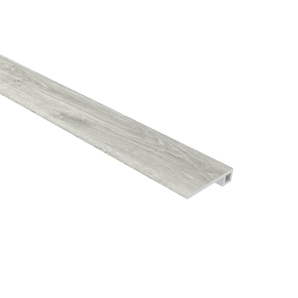 CALI 7904501718 Mute Step White Aspen 0.31-in T x 1.37-in W x 72-in L Vinyl Threshold