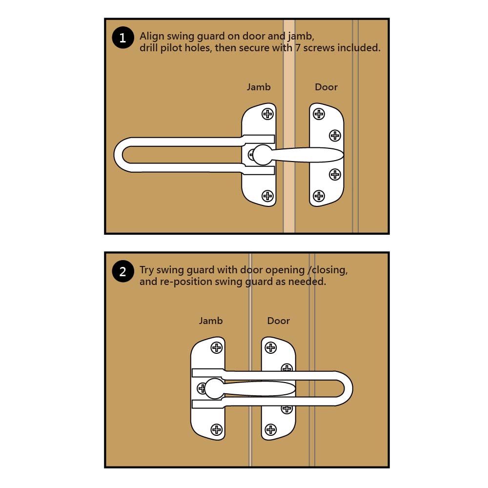 RELIABILT 20546BBBLG Entry-Door-Chain-Guards - View #6