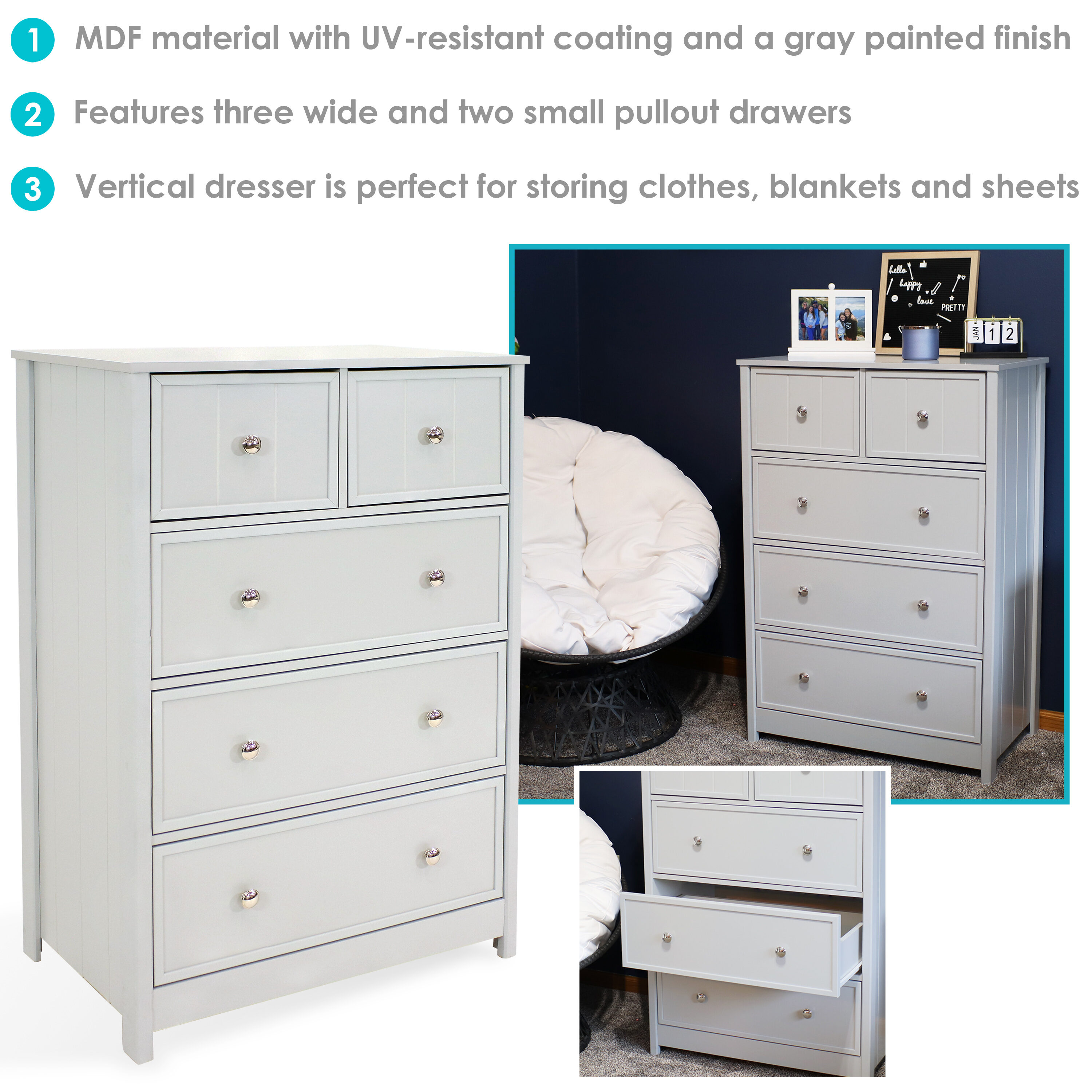 Sunnydaze Decor DTA-300 dressers - View #5