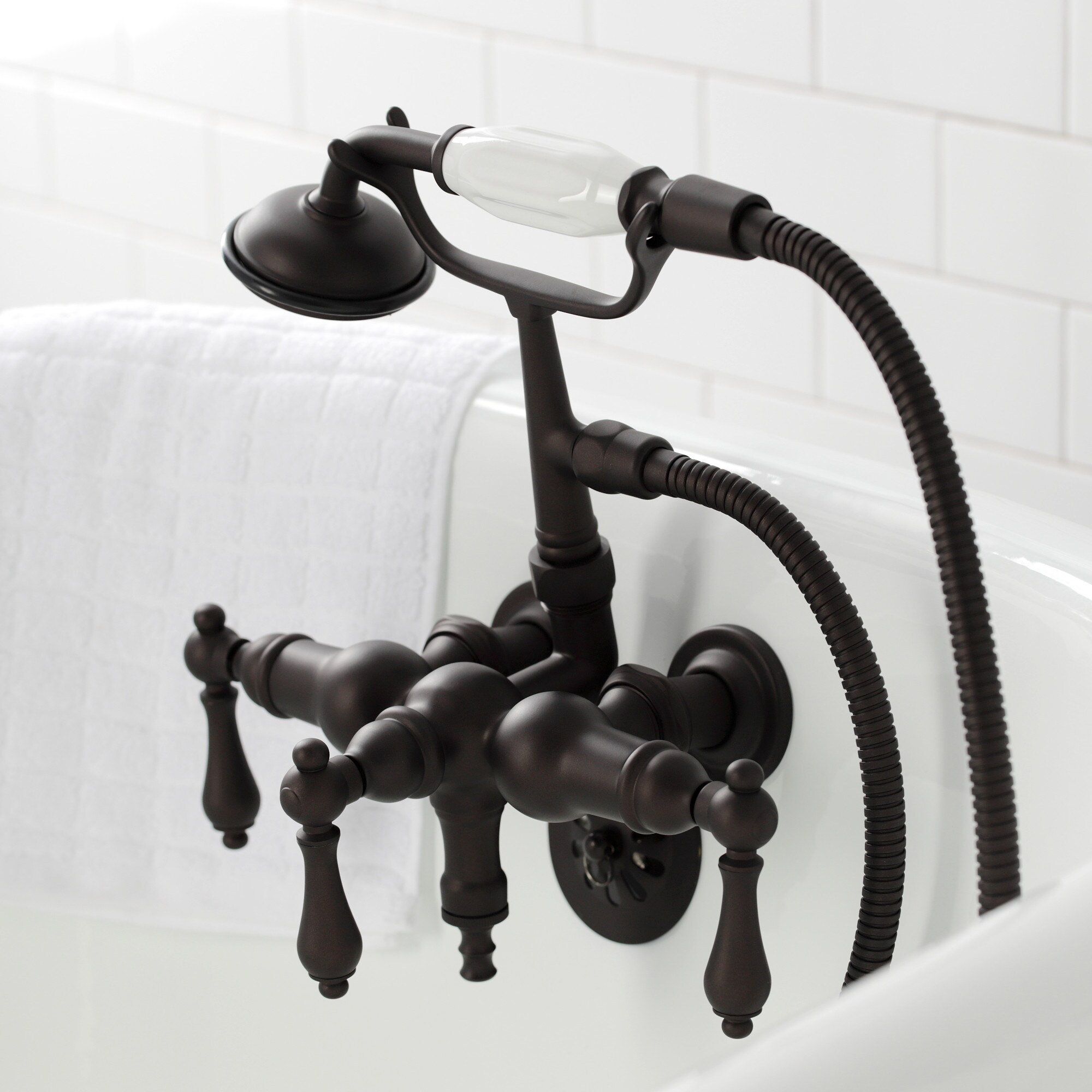 Kingston Brass WLCA19T5 Roman-Tub-Faucets - View #4