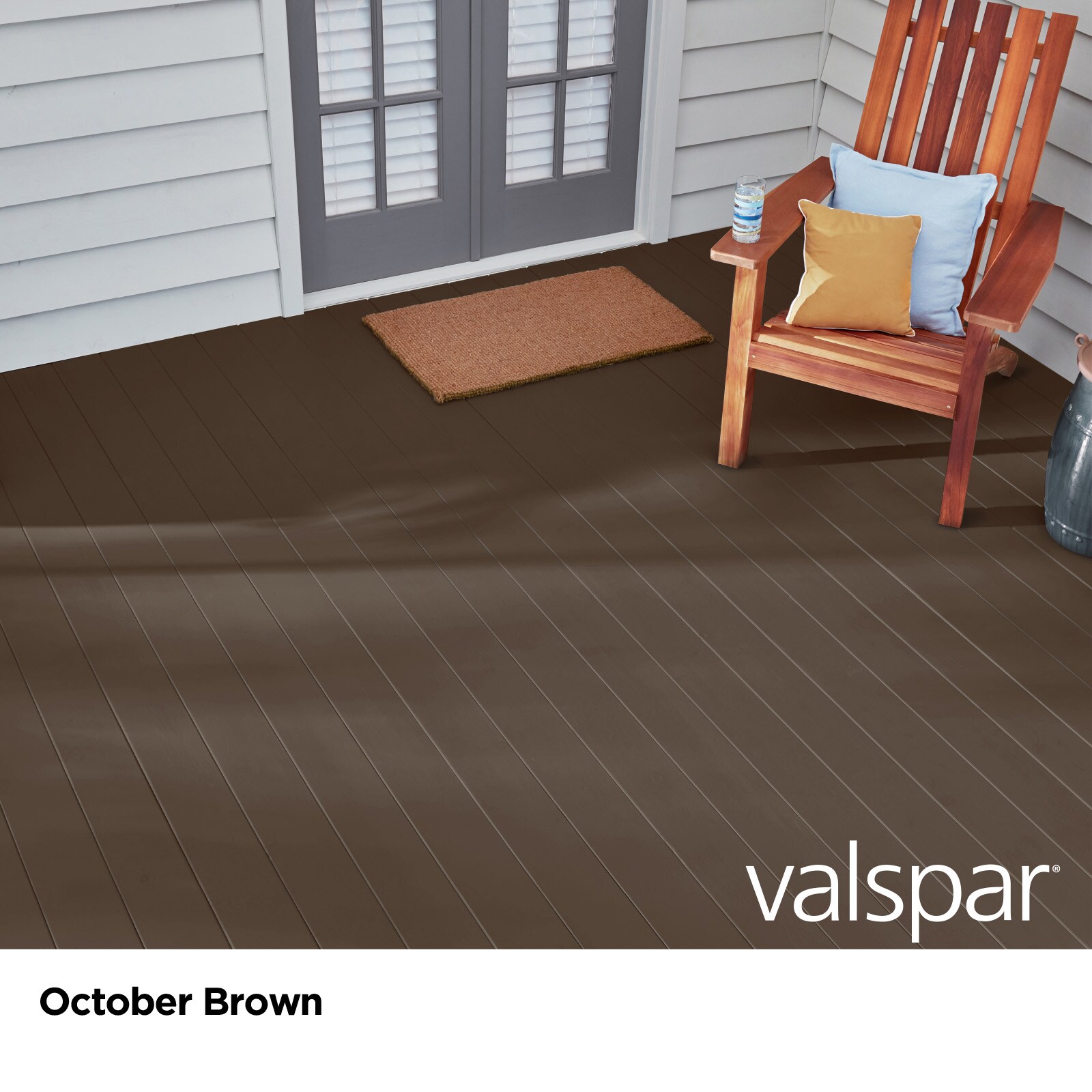 Valspar OCTOBR BRWN-1028091 Exterior-Stains-Sealors - View #9