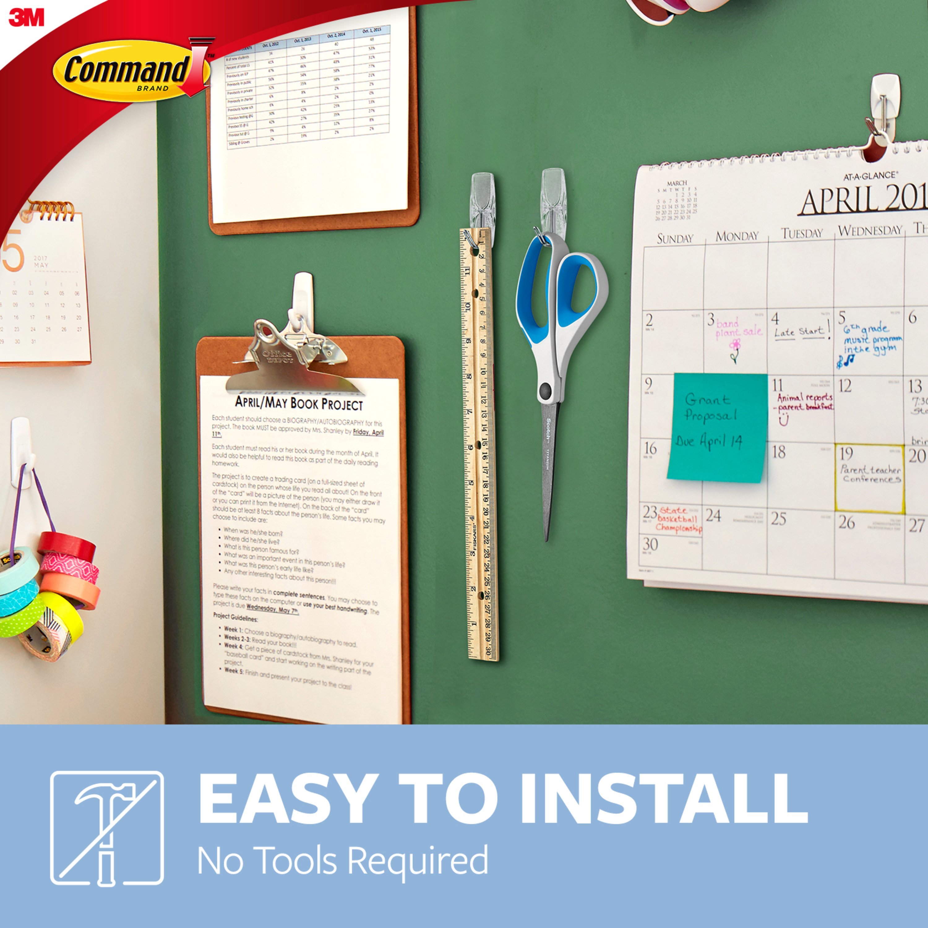 Command 17065CLR-ES Utility-Hooks-Racks - View #4