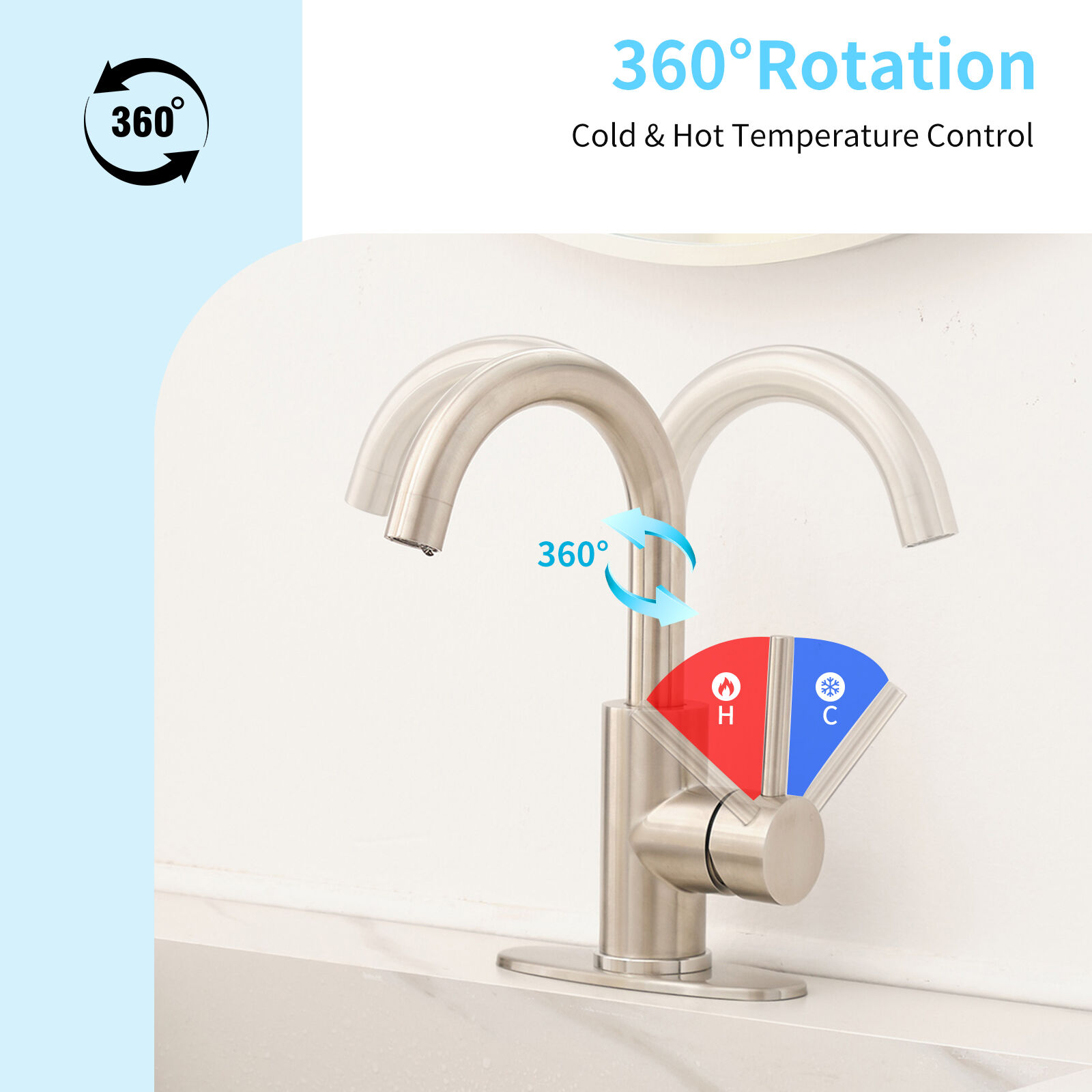 BWE A-96020-C Lavatory-Faucets - View #3