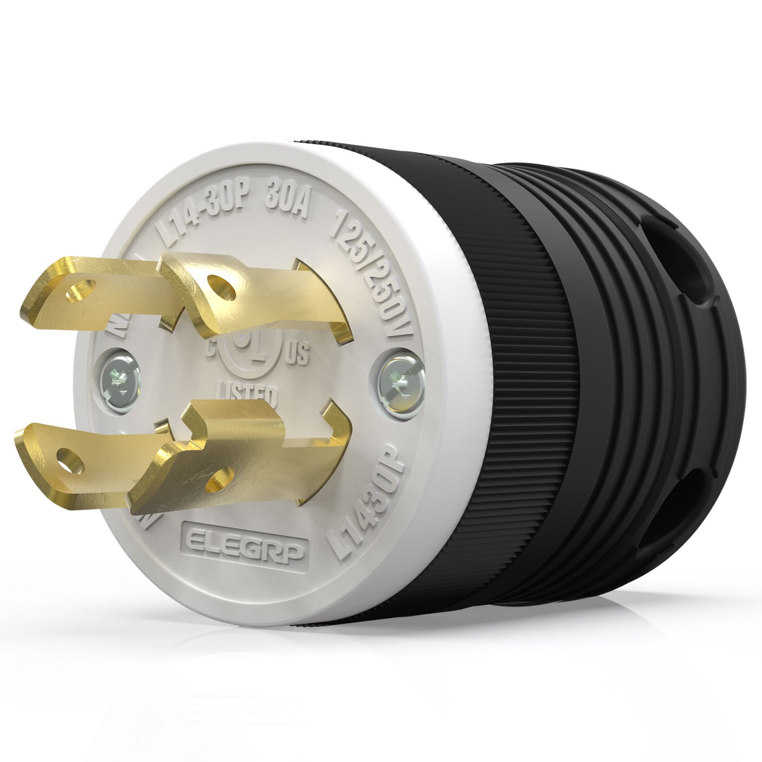 Utilitech 30-Amp 125/250-Volt NEMA L14-30p Heavy-duty Locking Plug 