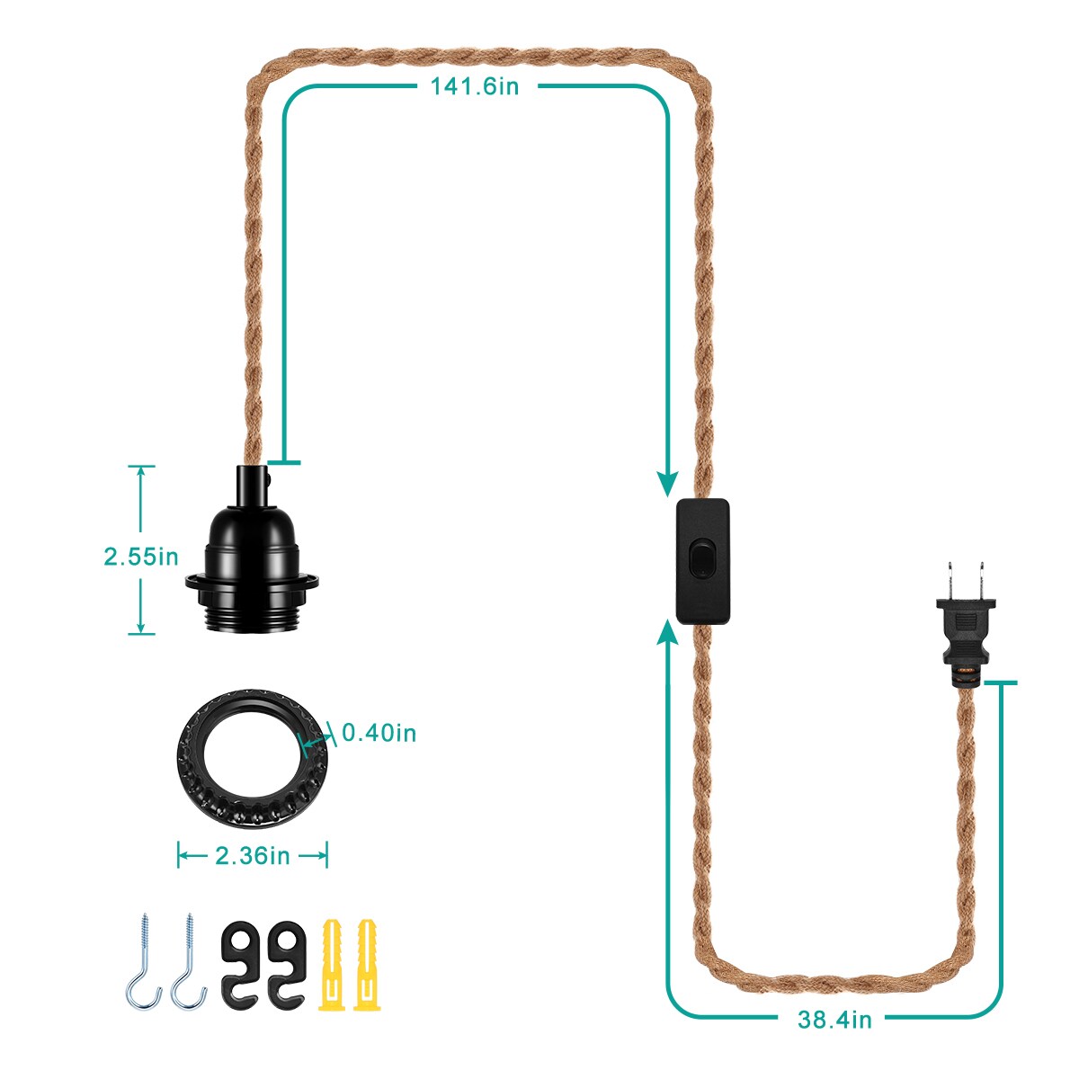 YANSUN L-MS01E26AC Pendant-Lights - View #7