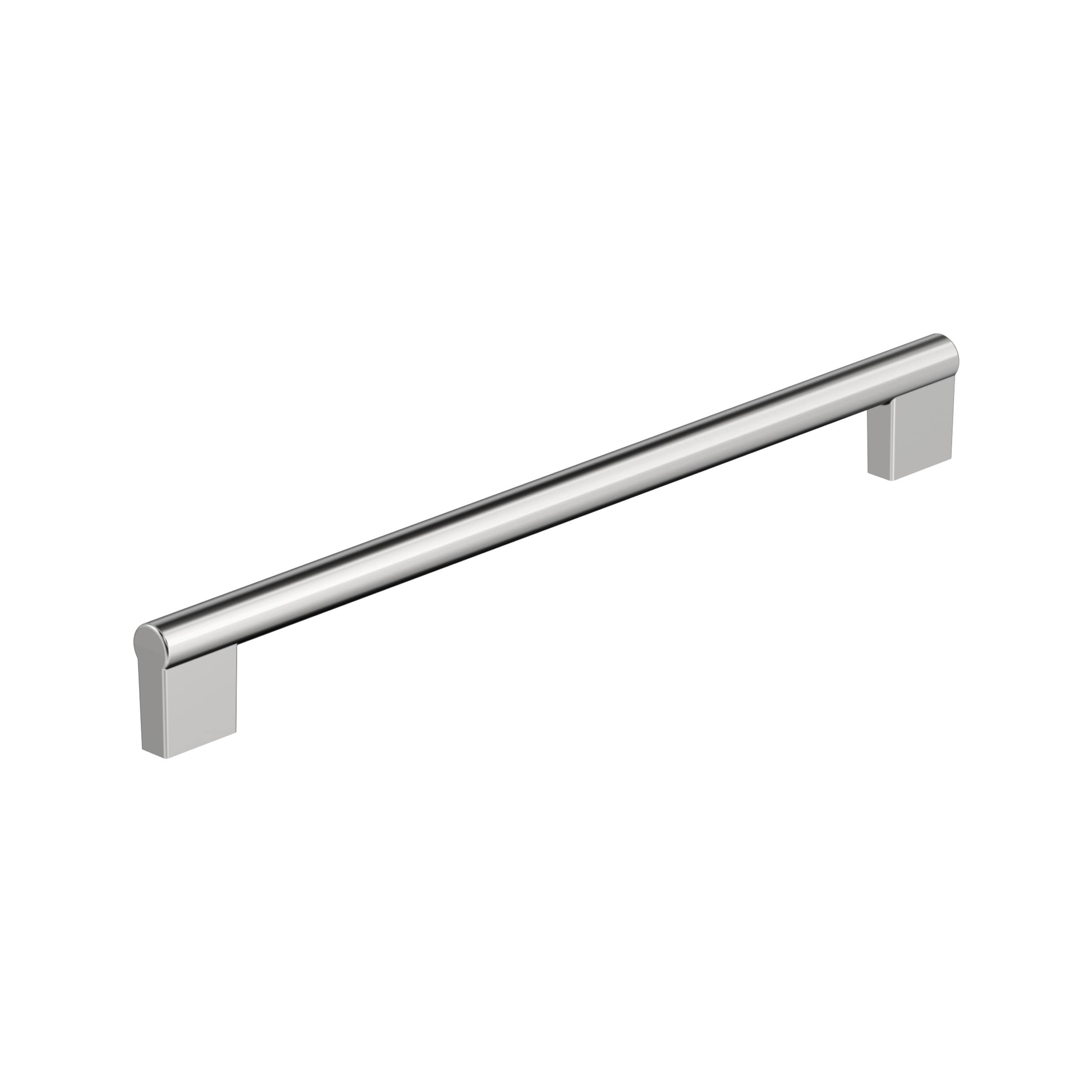 Amerock BP5553226 Versa 10-1/16-in , 256mm Center to Center Polished Chrome Cylindrical Bar