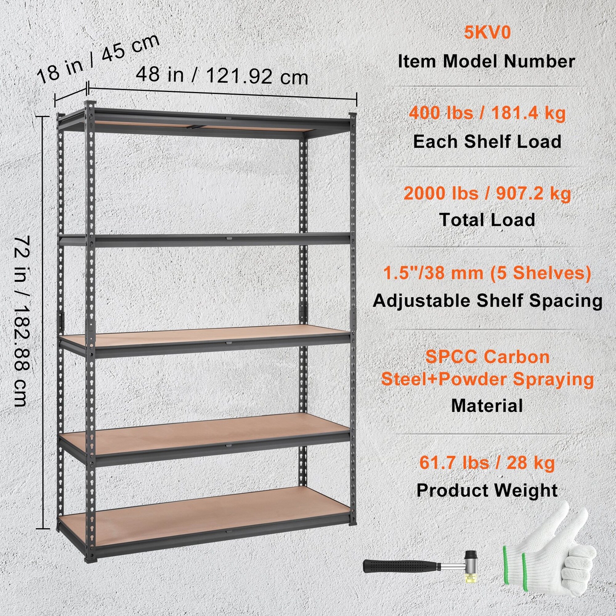 HyperDrop Cart X-NJ14YXCWLK25 Free-Standing-Shelving - View #4