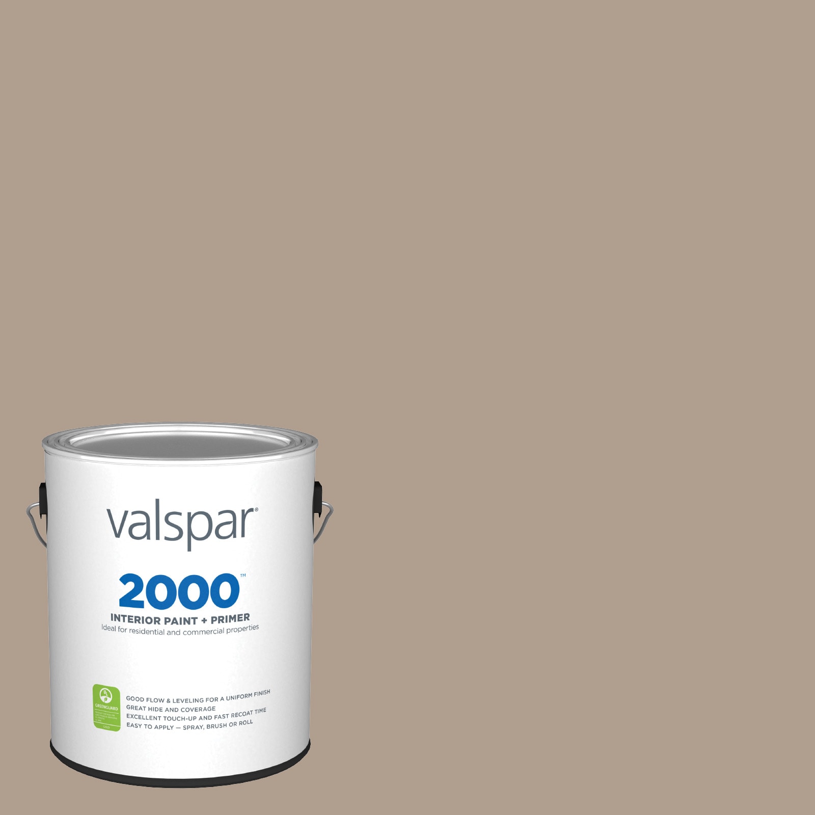 Valspar 2007-9C-26725 2000 Flat Woodland Stone 2007-9C Latex Interior Paint Paint + Primer ( 1-gallon )