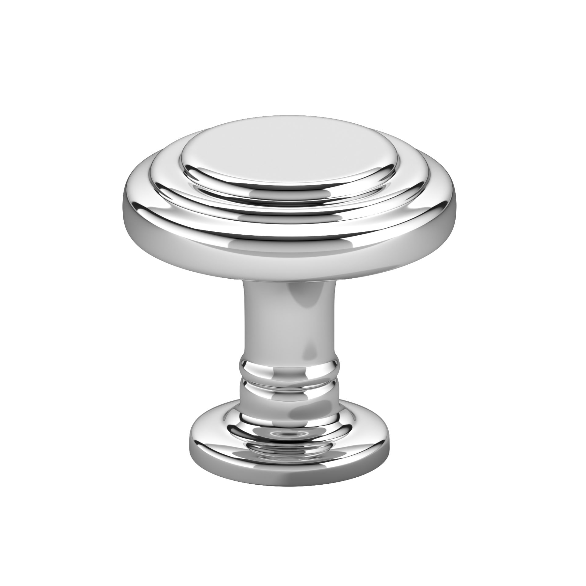 Richelieu BP881833140 Casoria 1-5/16-in Chrome Round Traditional Cabinet Knob
