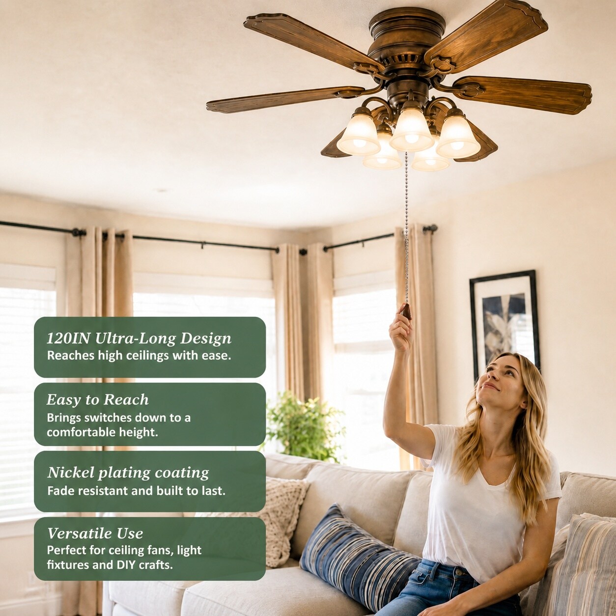 AOIZGMY LAZ0817Z181 Ceiling-Fan-Mtg-Hdwr - View #3