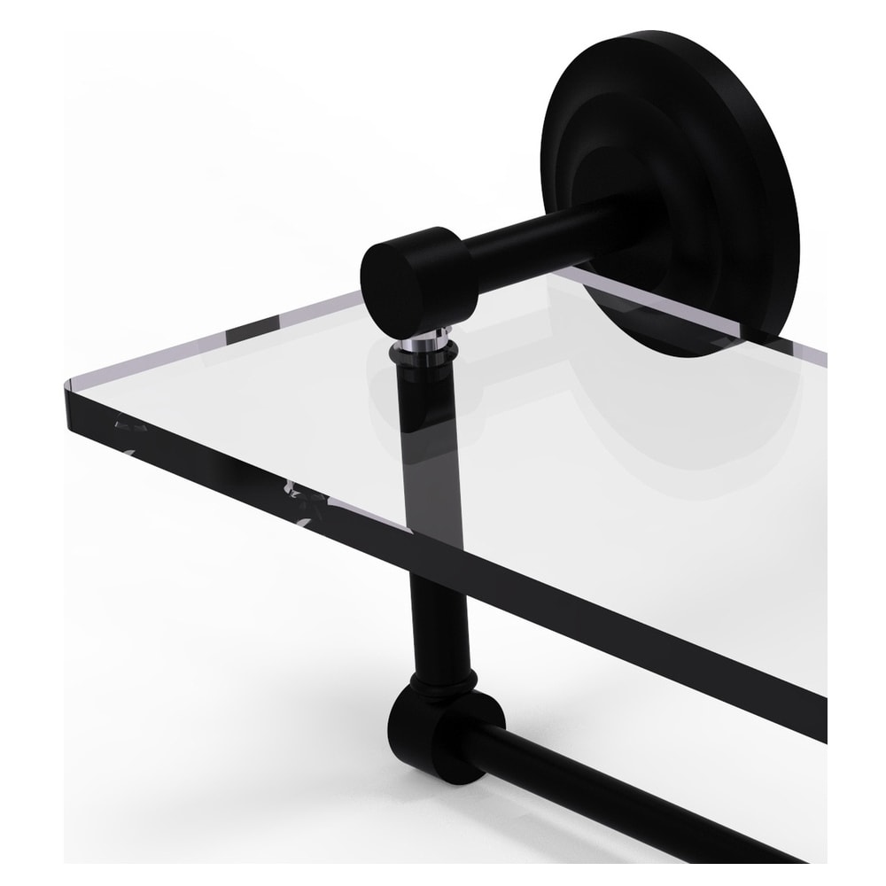 Allied Brass PQN-1PT/16-BKM Paper-Towel-Holders - View #2
