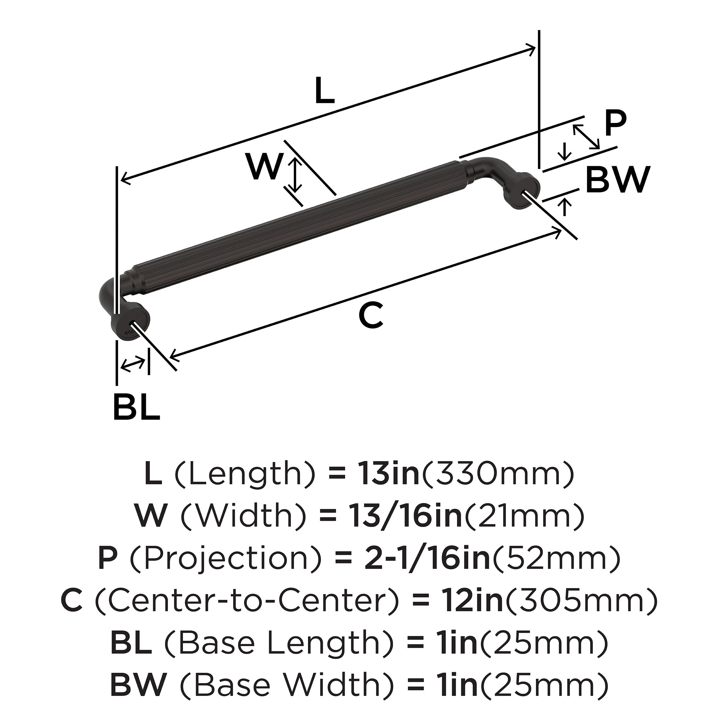 Amerock BP37709ORB Cabinet-Pulls - View #4
