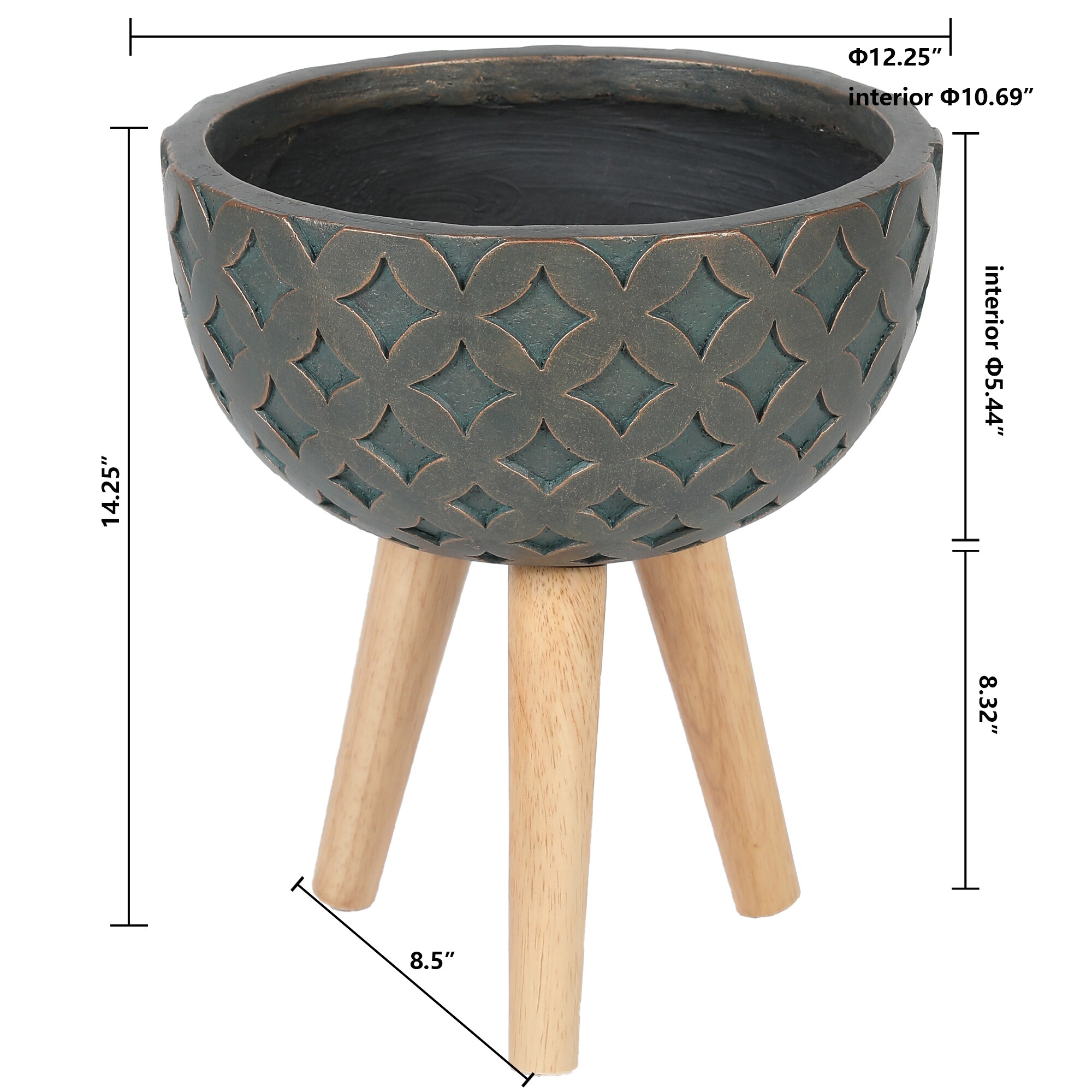 LuxenHome WHPL1362 Planter-Window-Box - View #7