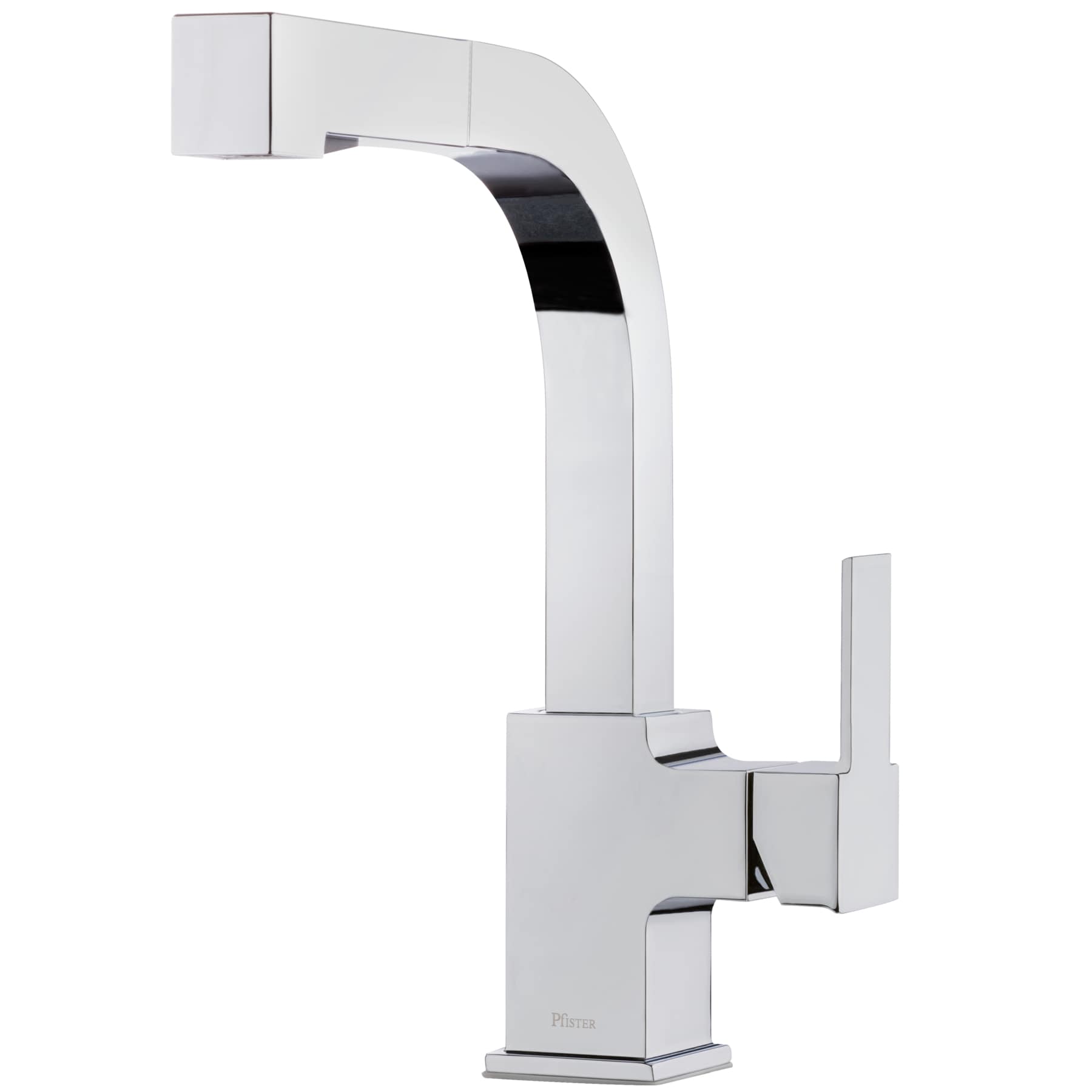 Pfister LG534-LPMC Arkitek Chrome Double Handle Deck-mount Kitchen Faucet with Sprayer ( Deck Plate Included )