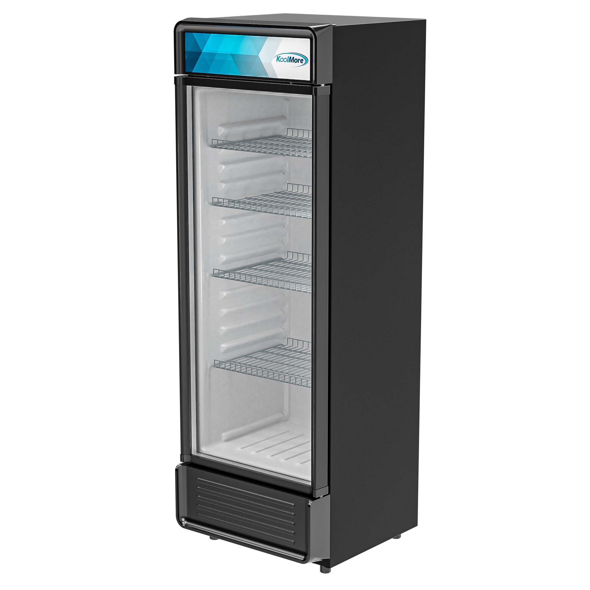 Upright Cooler with Glass Door for Food & Drink