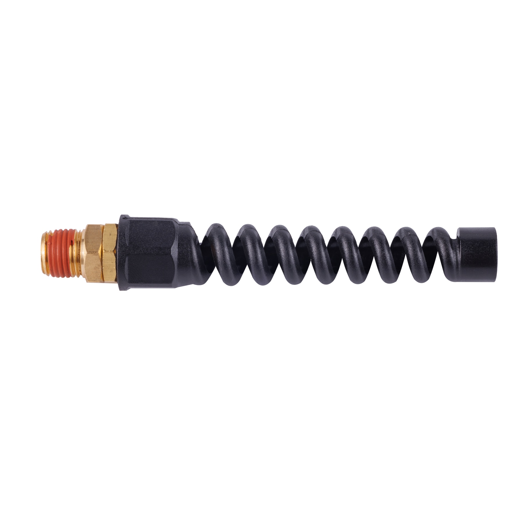 Kobalt Field Repair Hose End- 1/4-in (for Pu Hoses)- Brass, with Swivel