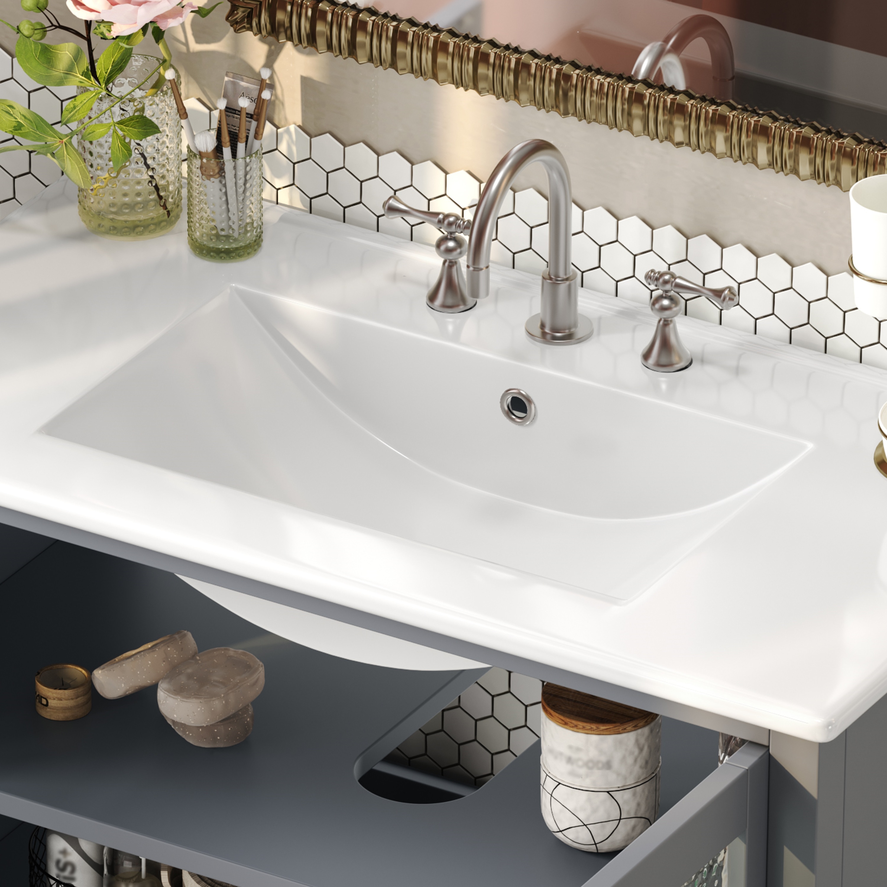 WELLFOR EX-CJ84 Bath-Vanity-Combo - View #9