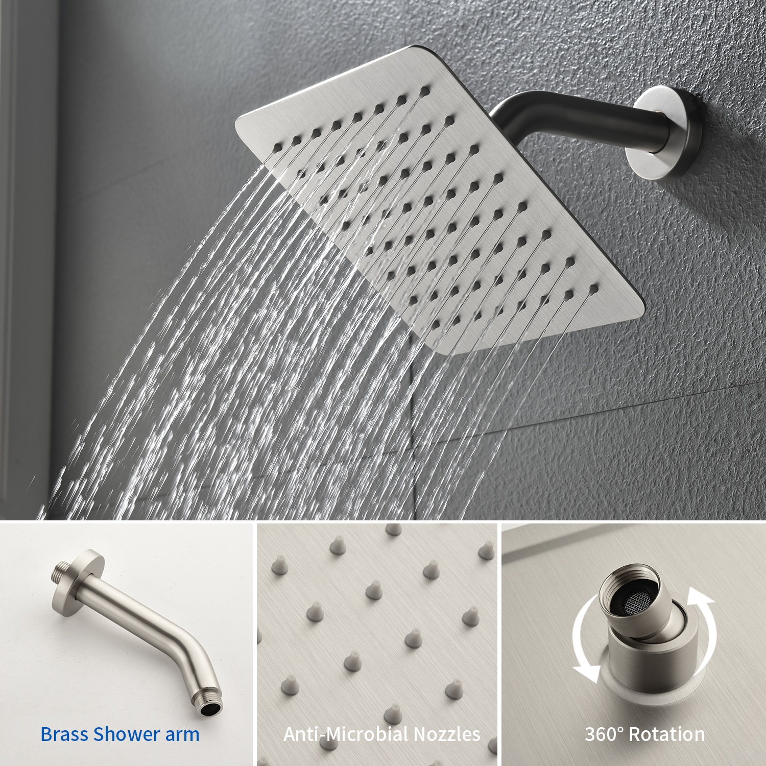 WELLFOR WA9001BG Tub-Shower-Faucets - View #10