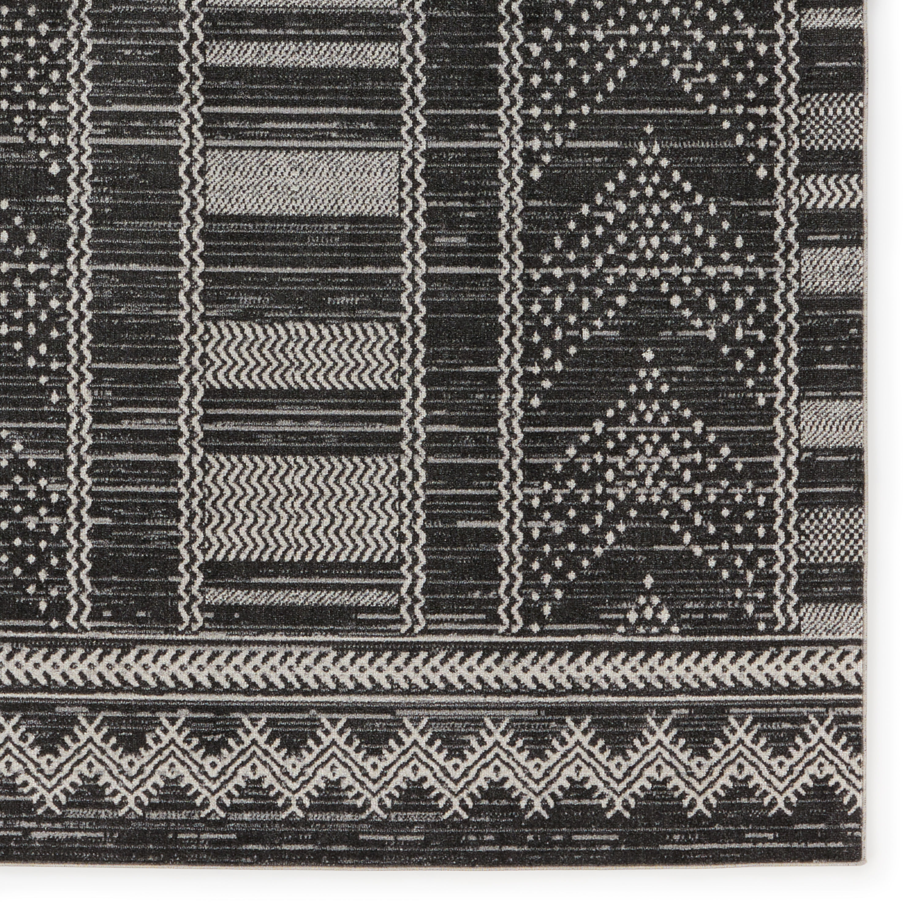 Handmade Easy-Care Gray Wool Blend 5' x 7' Tufted Area Rug