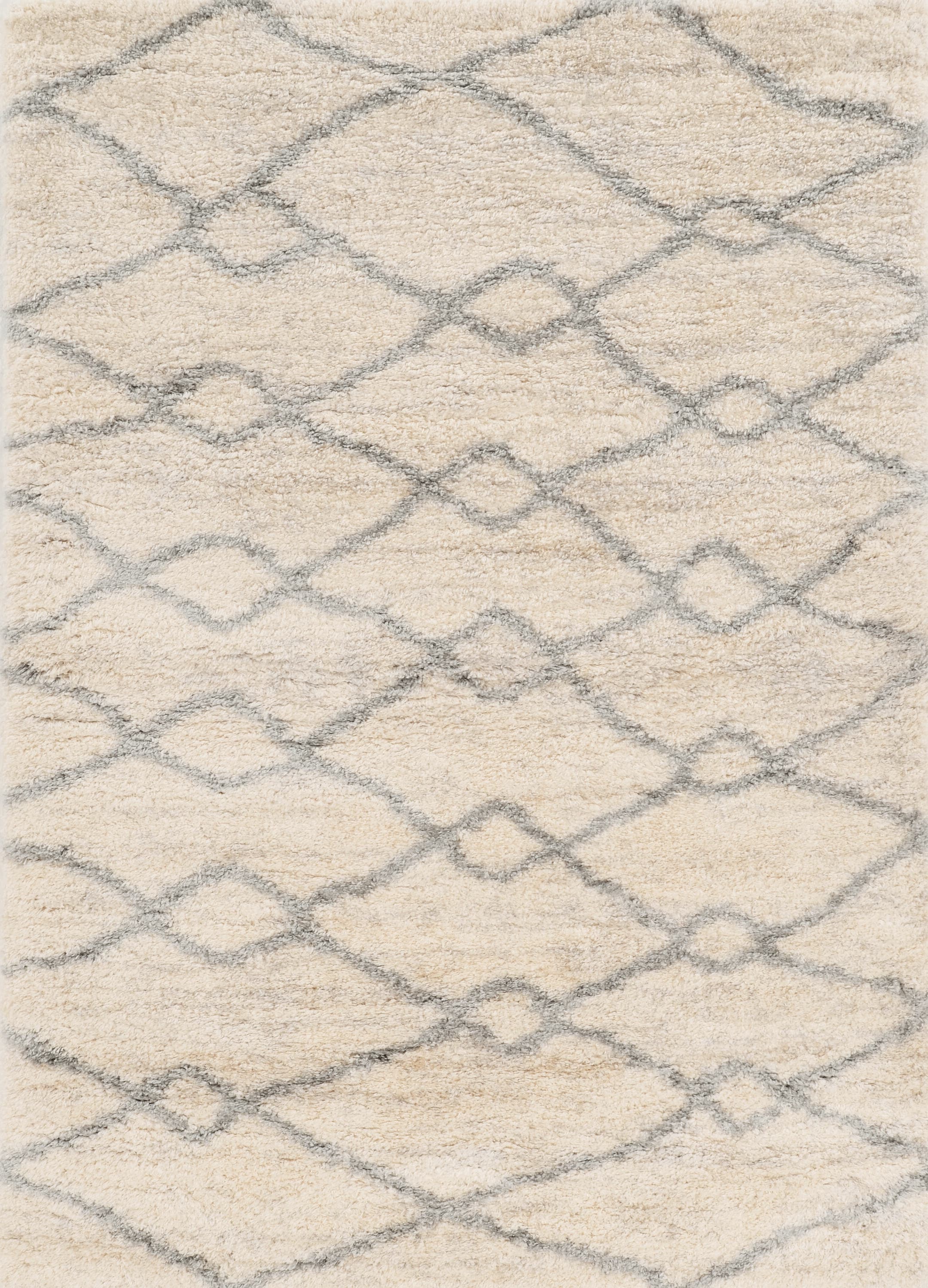 Everyday Woven EVE670053X77 5 x 7 (ft) Polypropylene Ivory/Grey Rectangular Indoor Abstract Mid-Century Modern Area rug