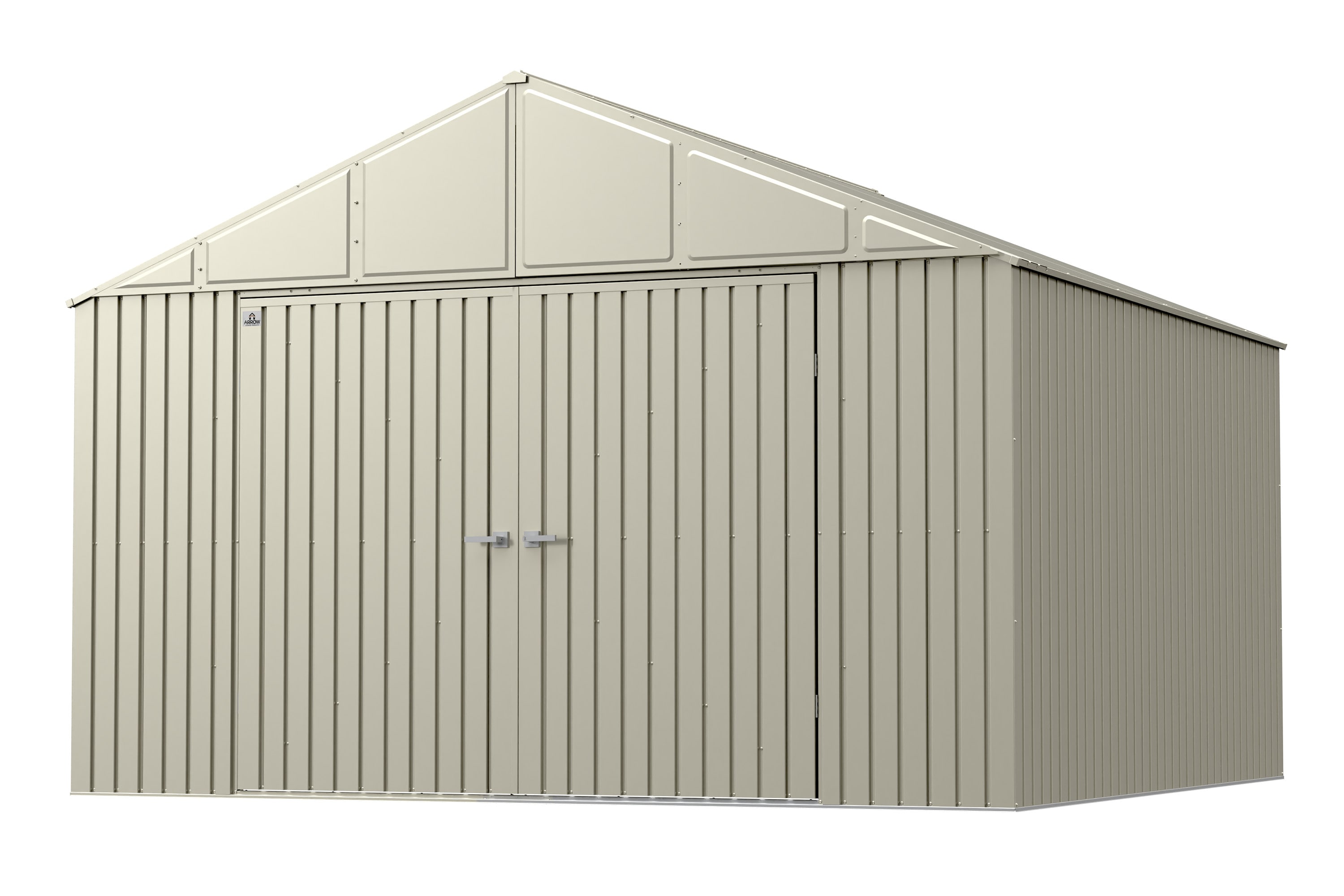 Elite 12' x 12' Cool Grey Steel Storage Shed Kit