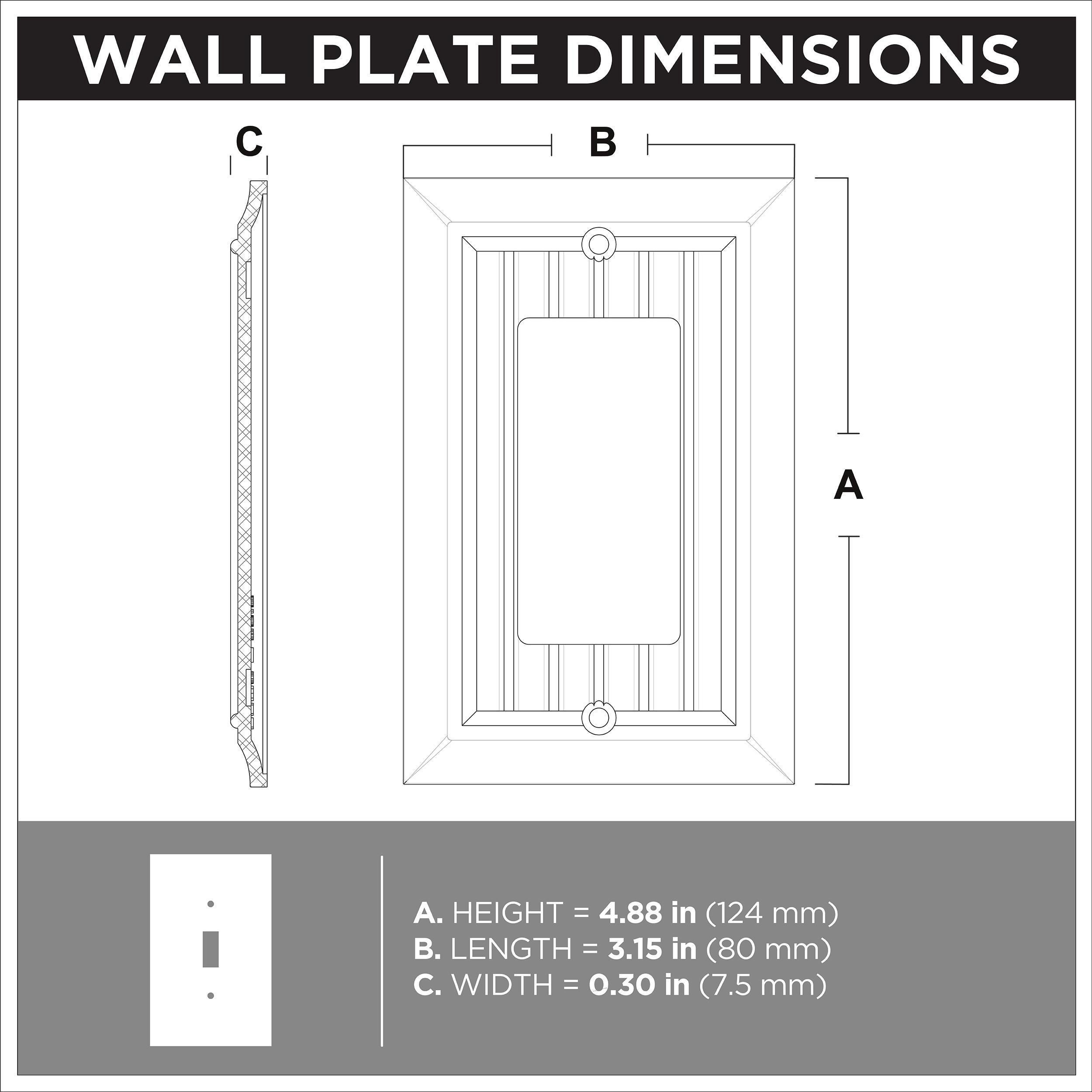 allen + roth W37232-PW-UC Electrical-Wall-Plates - View #5