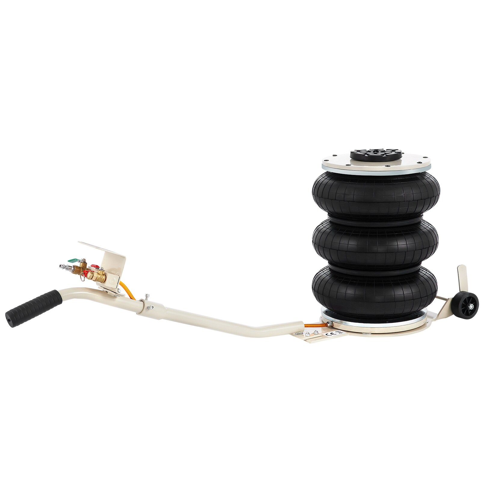 VEVOR QJD5TSBQNS0000001V0 White 5-Ton Steel Air/Hydraulic Air lift