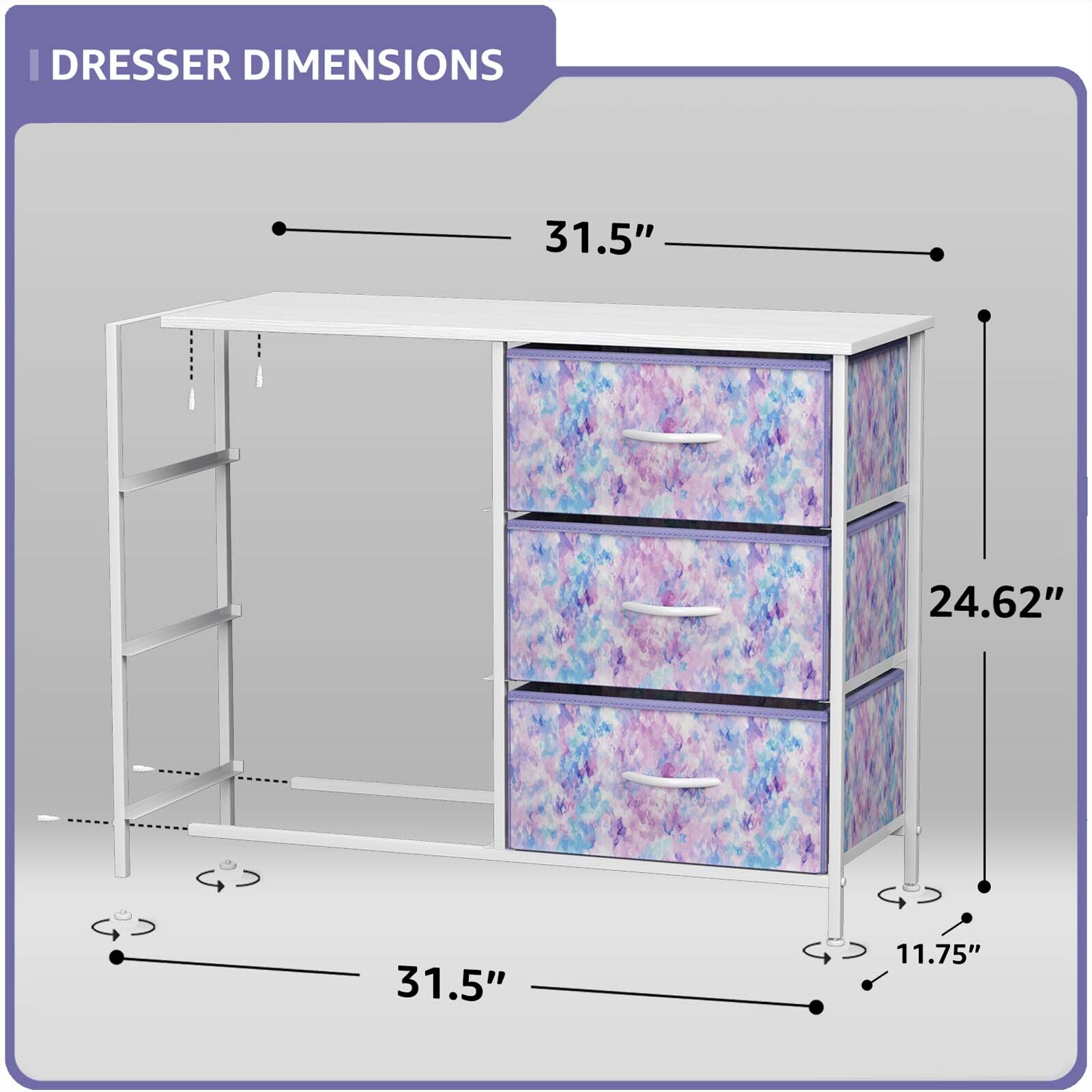 SORBUS 816485029609 dressers - View #3