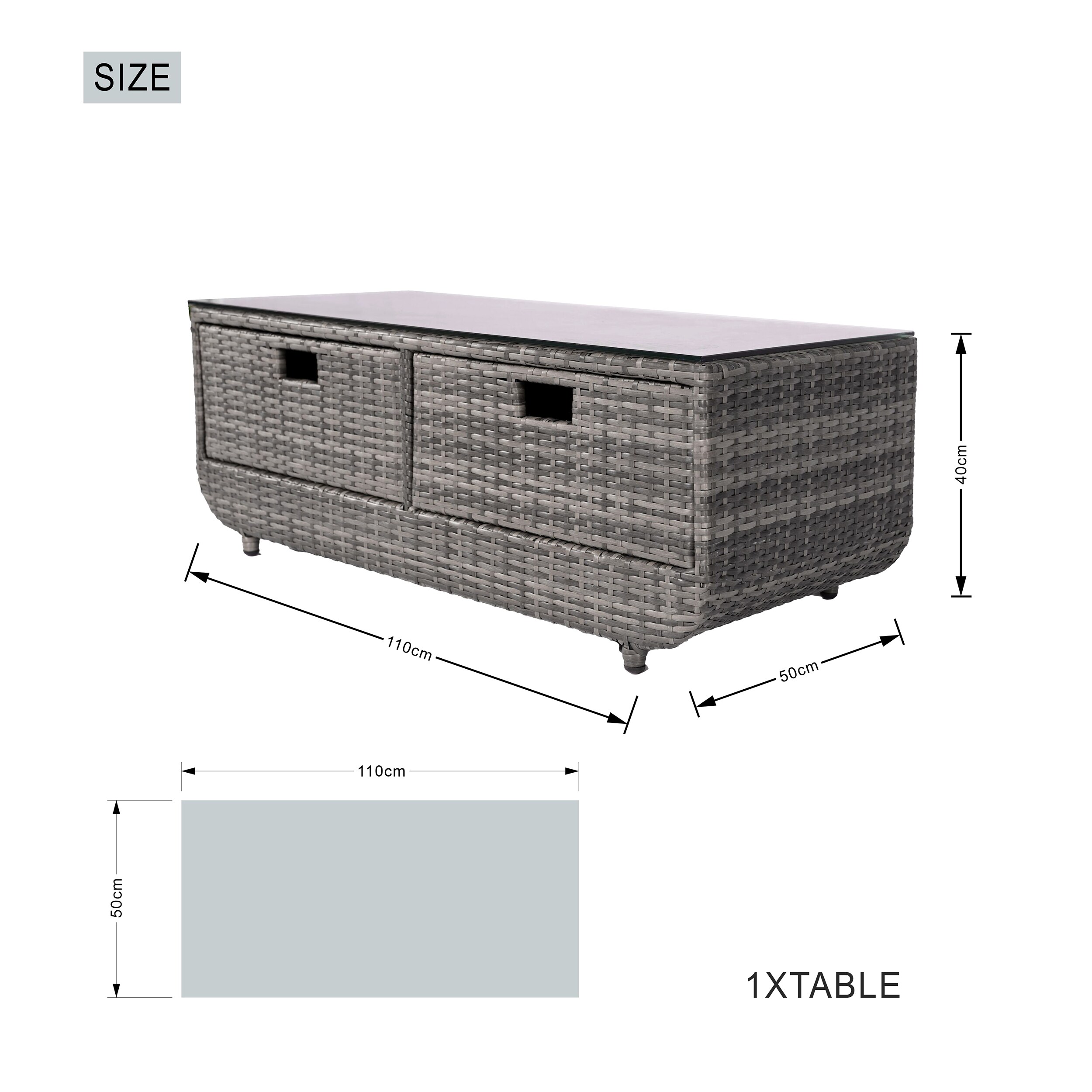 Moda Furnishings MOS-1515-G Patio-Conversation-Sets - View #2