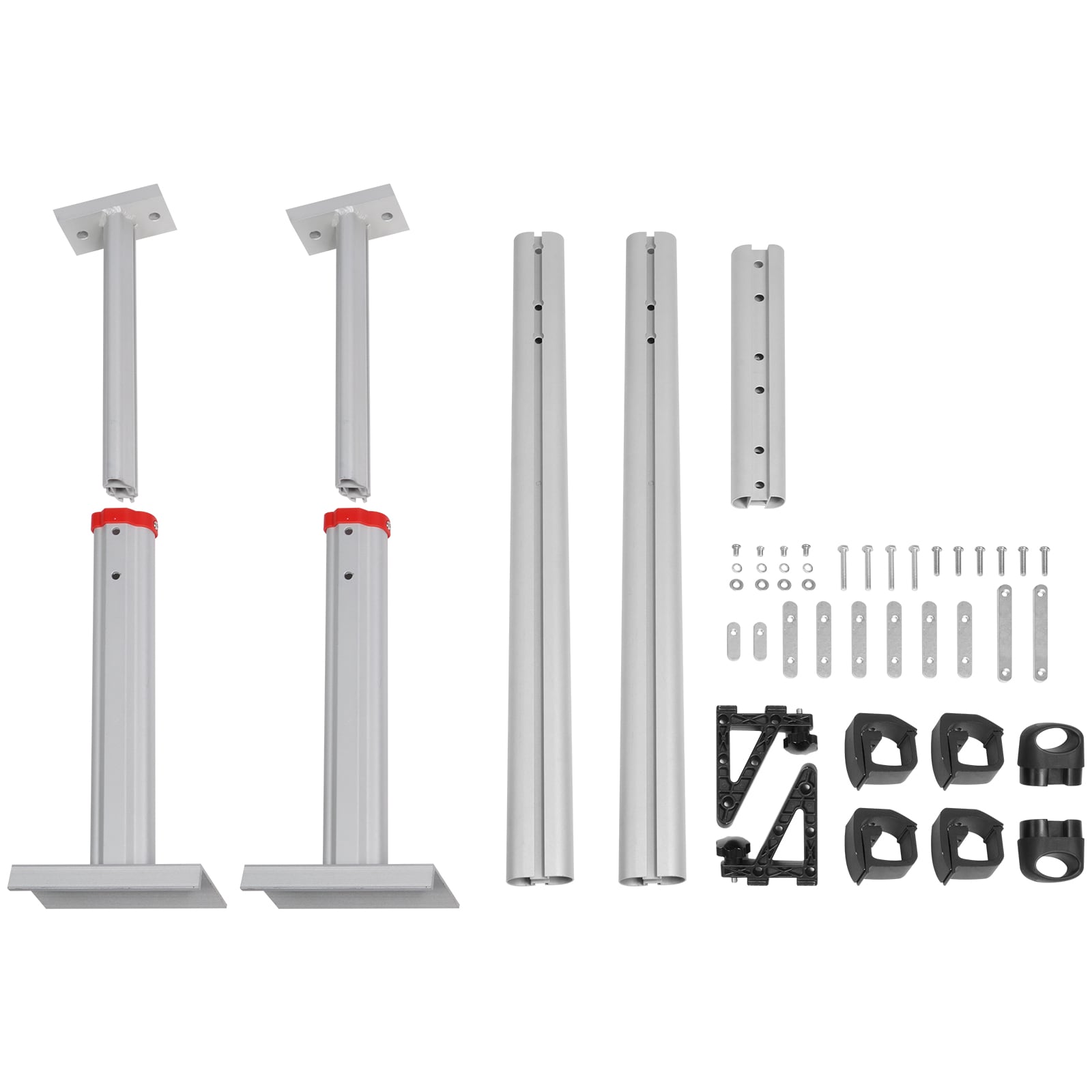 GIVIMO - Two-Bar Truck Rack Set 800-lb Capacity 71-in Width 17 to 29-in Height Aluminum Rack with...