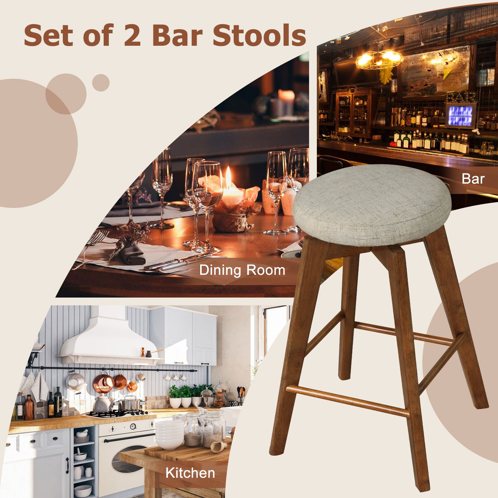 Fenbeli LJMLSFENHY558 stools - View #6