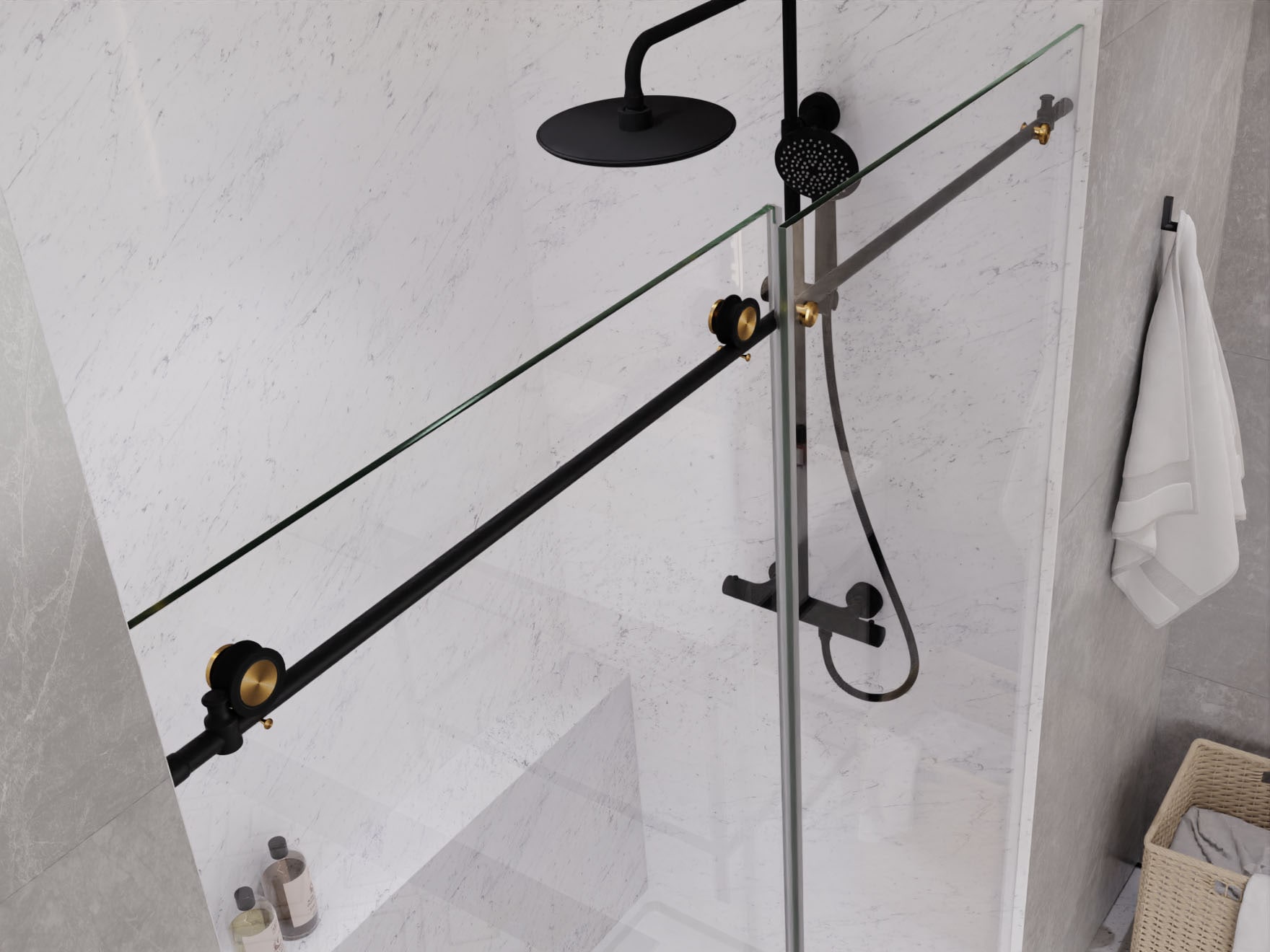 ANZZI SD-AZ13-02MBBG Shower-Doors - View #5