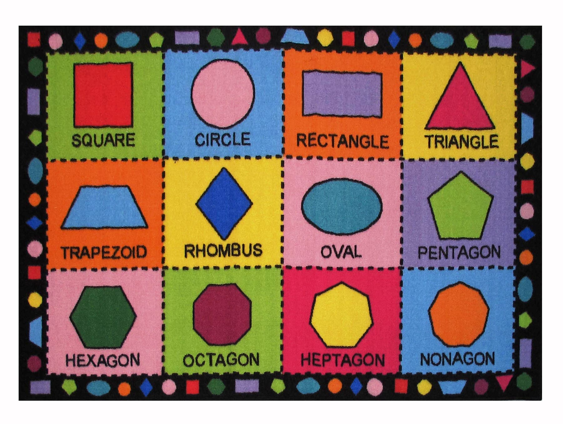 Fun Rugs FT-123 3958 Fun Time 3 X 4 (ft) Multi-color Indoor Area Rug