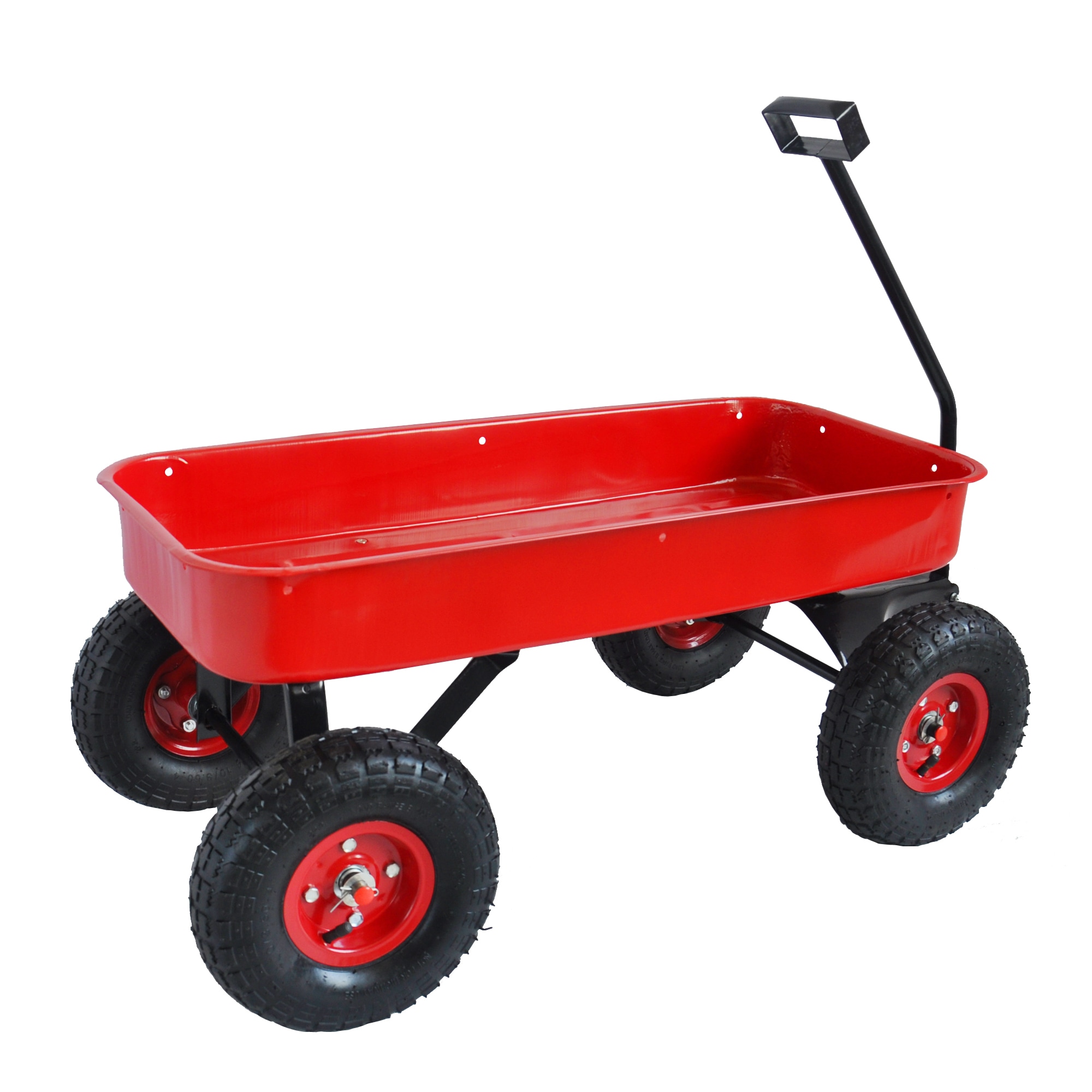 Bayfeve 3-cu ft Steel Yard Cart at Lowes.com