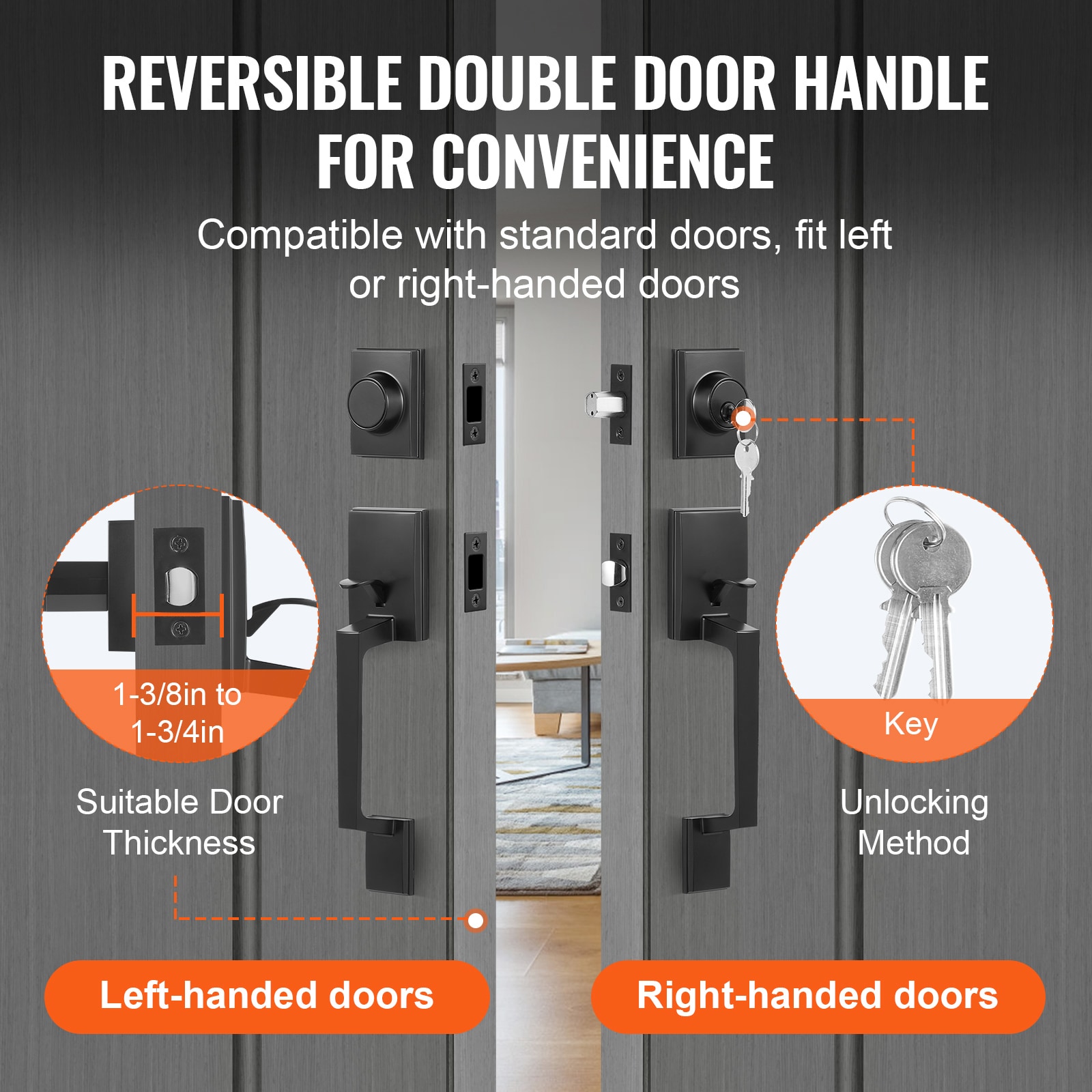 VEVOR SMSBYGHDSFXLKVAWEV0 Door-Handles - View #6