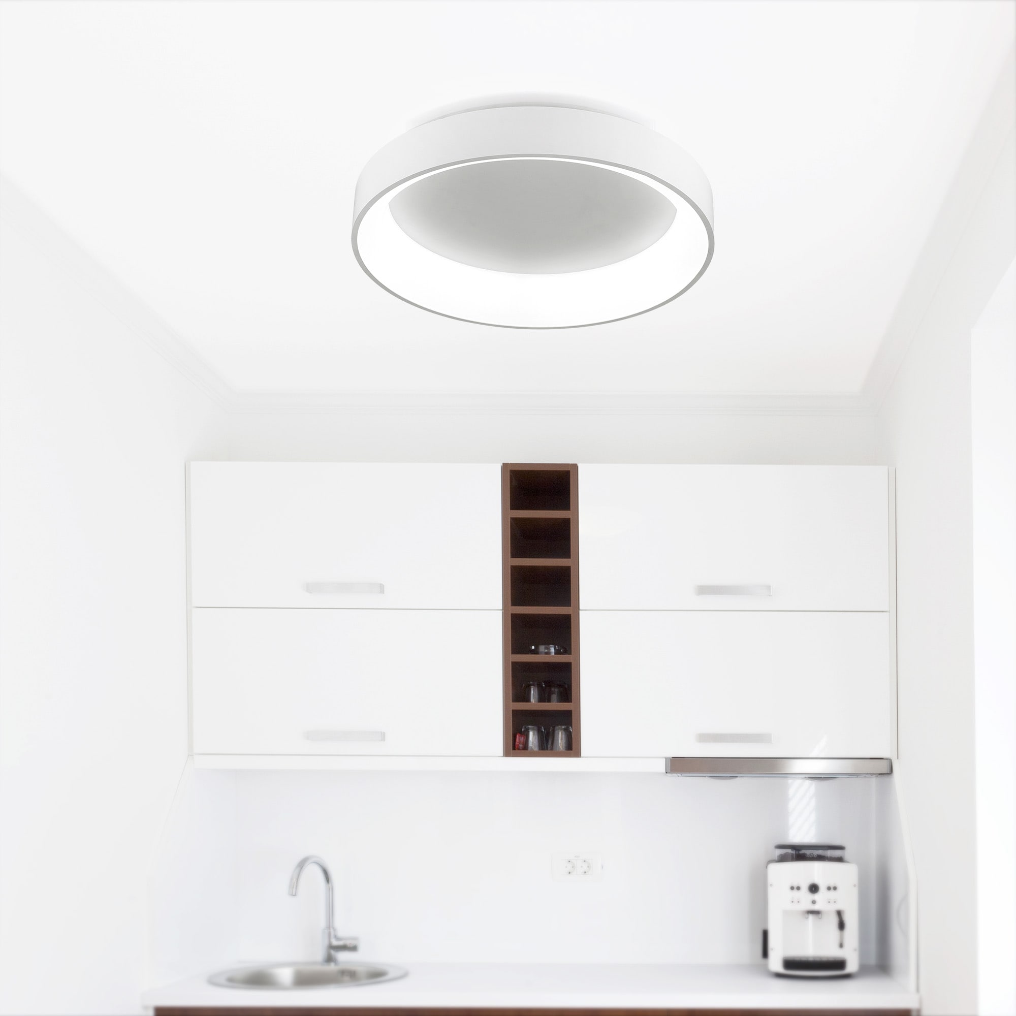 CWI Lighting 7103C18-1-104 Arenal 18.0-in Multiple colors Integrated LED Flush Mount Light