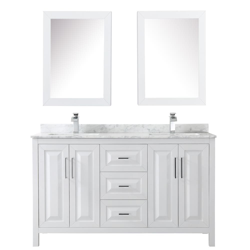Wyndham Collection WCV252560DWHCMUNSMED Bath-Vanity-Combo - View #3