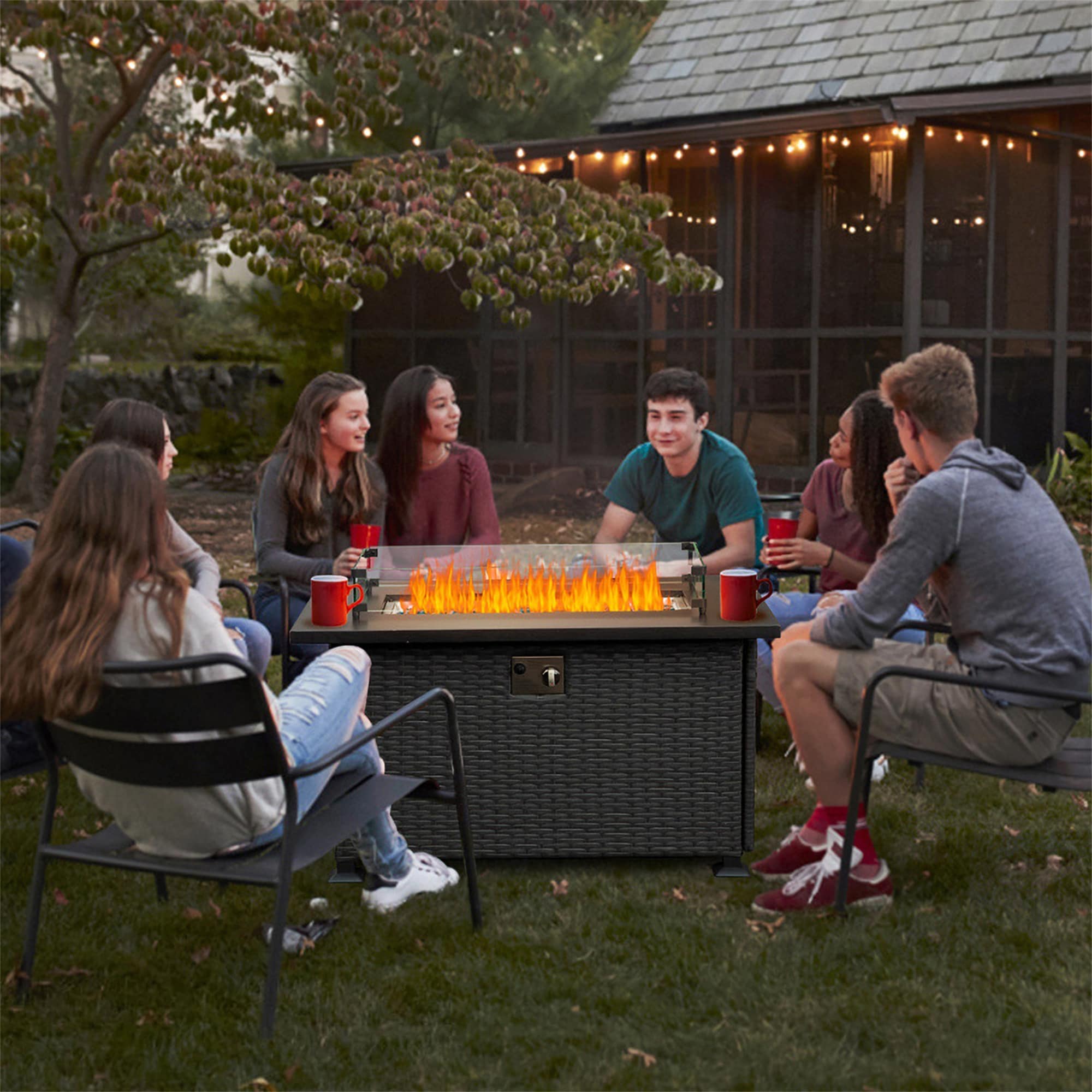 Runesay FIREPIT08 Outdoor-Gas-Firepits - View #3