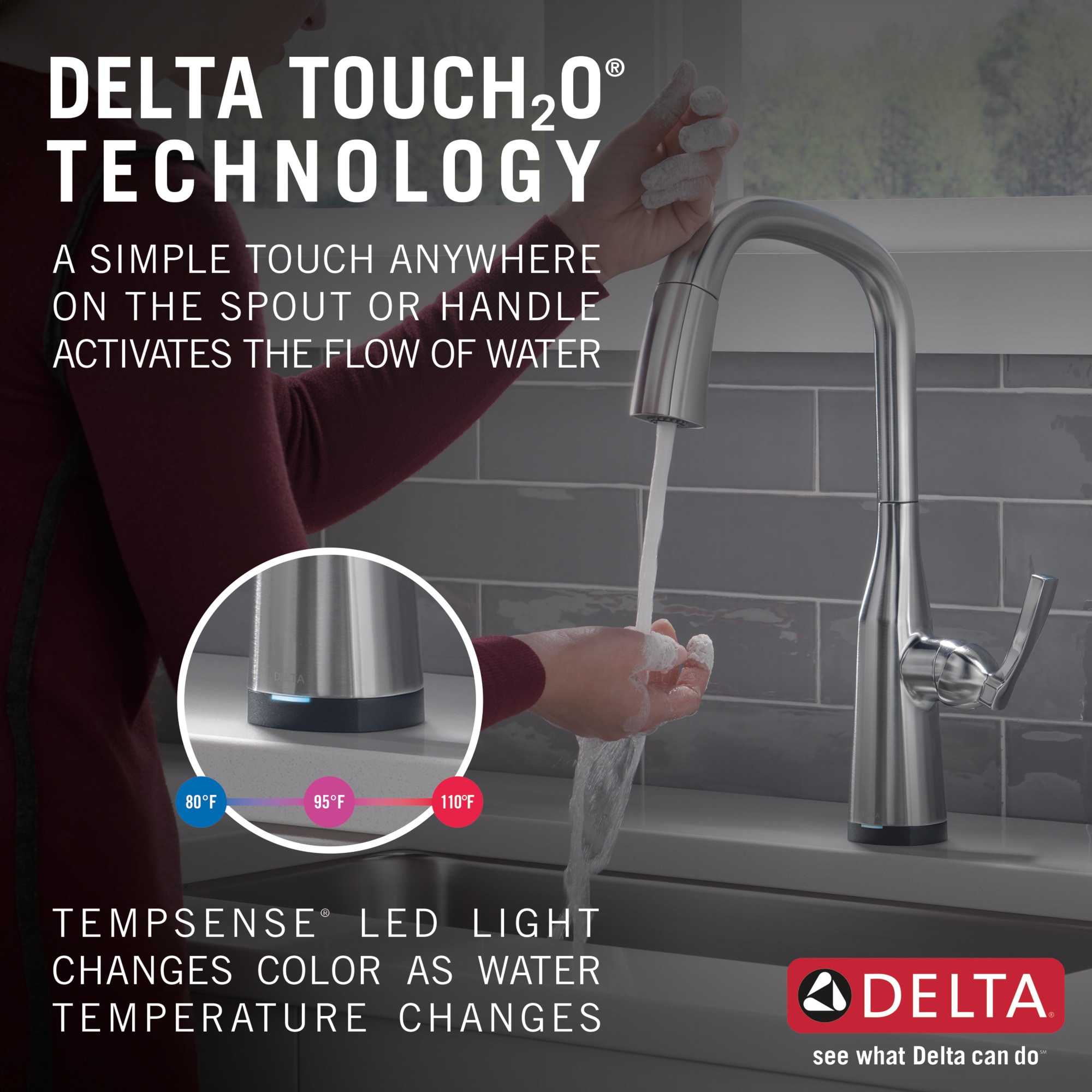 Delta 9176TV-AR-PR-DST Kitchen-Faucets - View #7