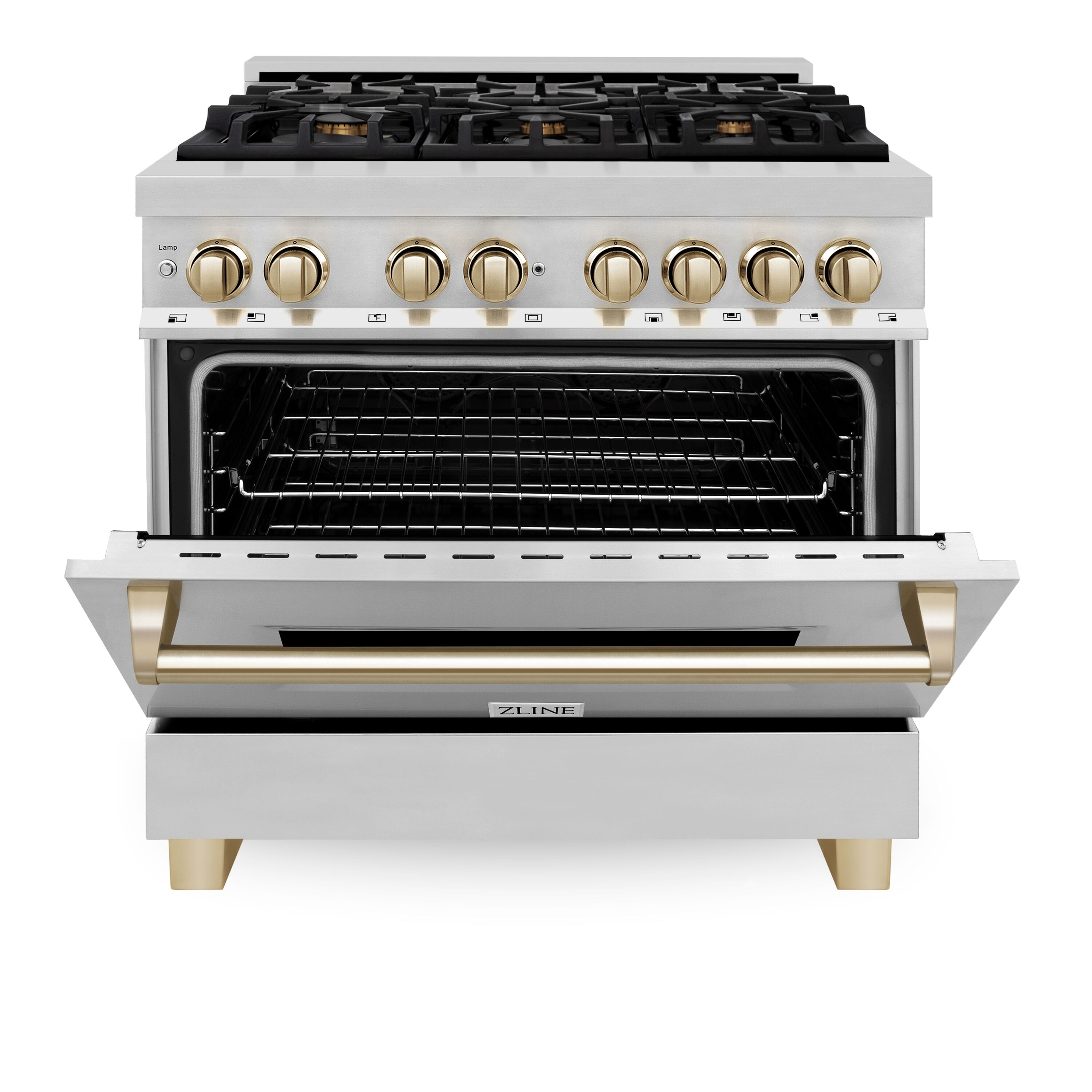 ZLINE KITCHEN & BATH RAZ-36-G Dual-Fuel-Ranges - View #5