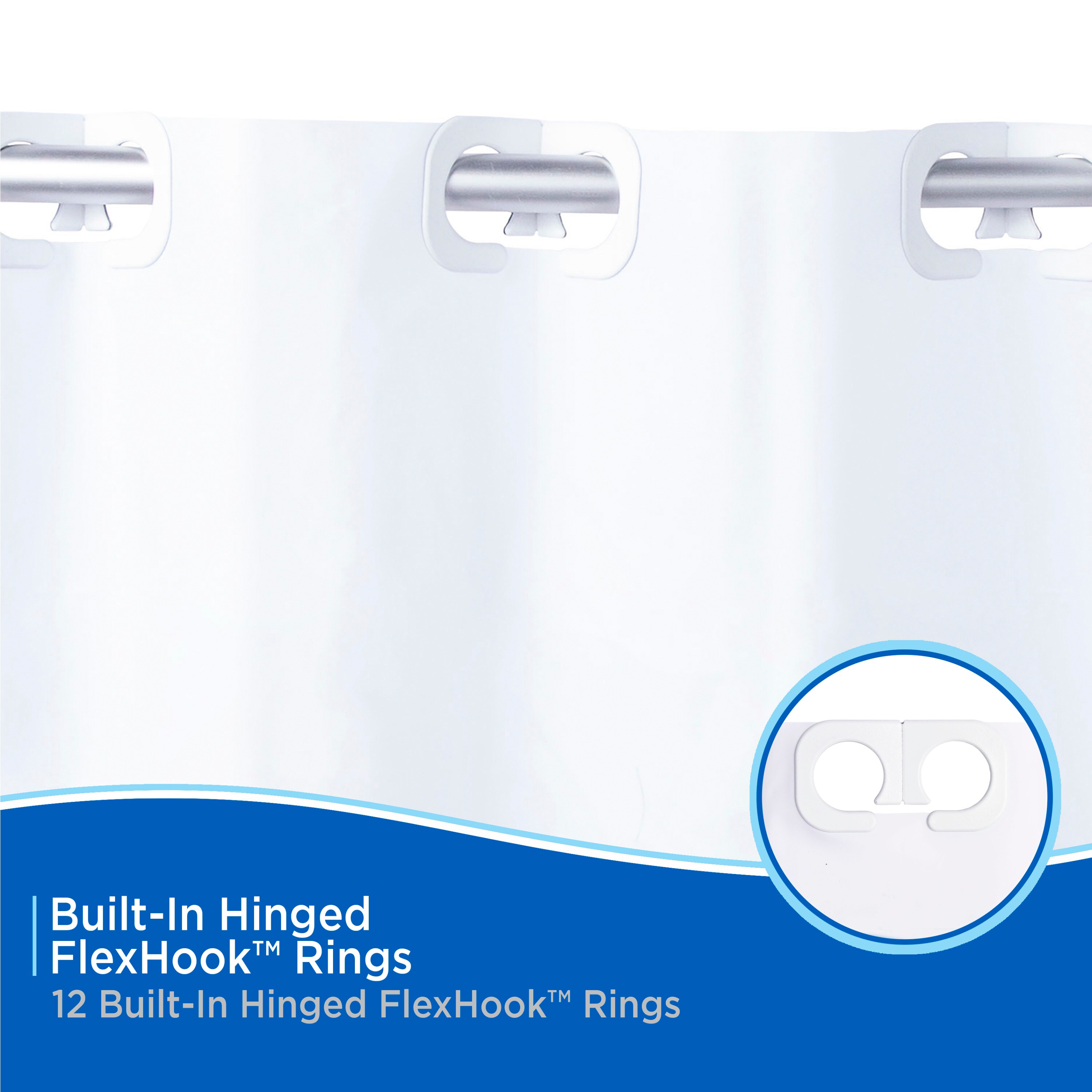 Kenney KN61377 Shower-Curtains-Liners - View #4