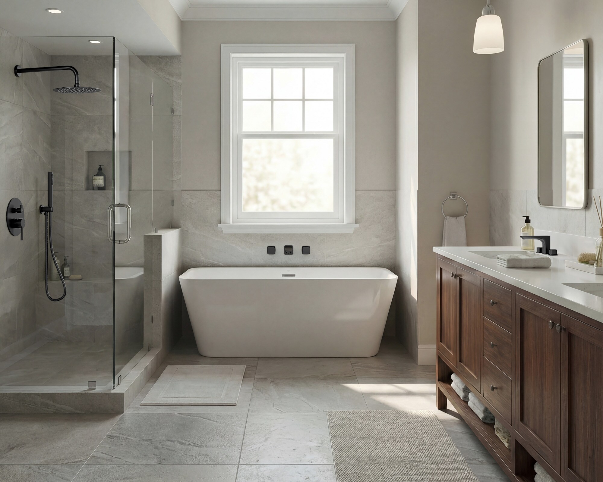 GRANDJOY SGF13GJ-15T-BL Roman-Tub-Faucets - View #3