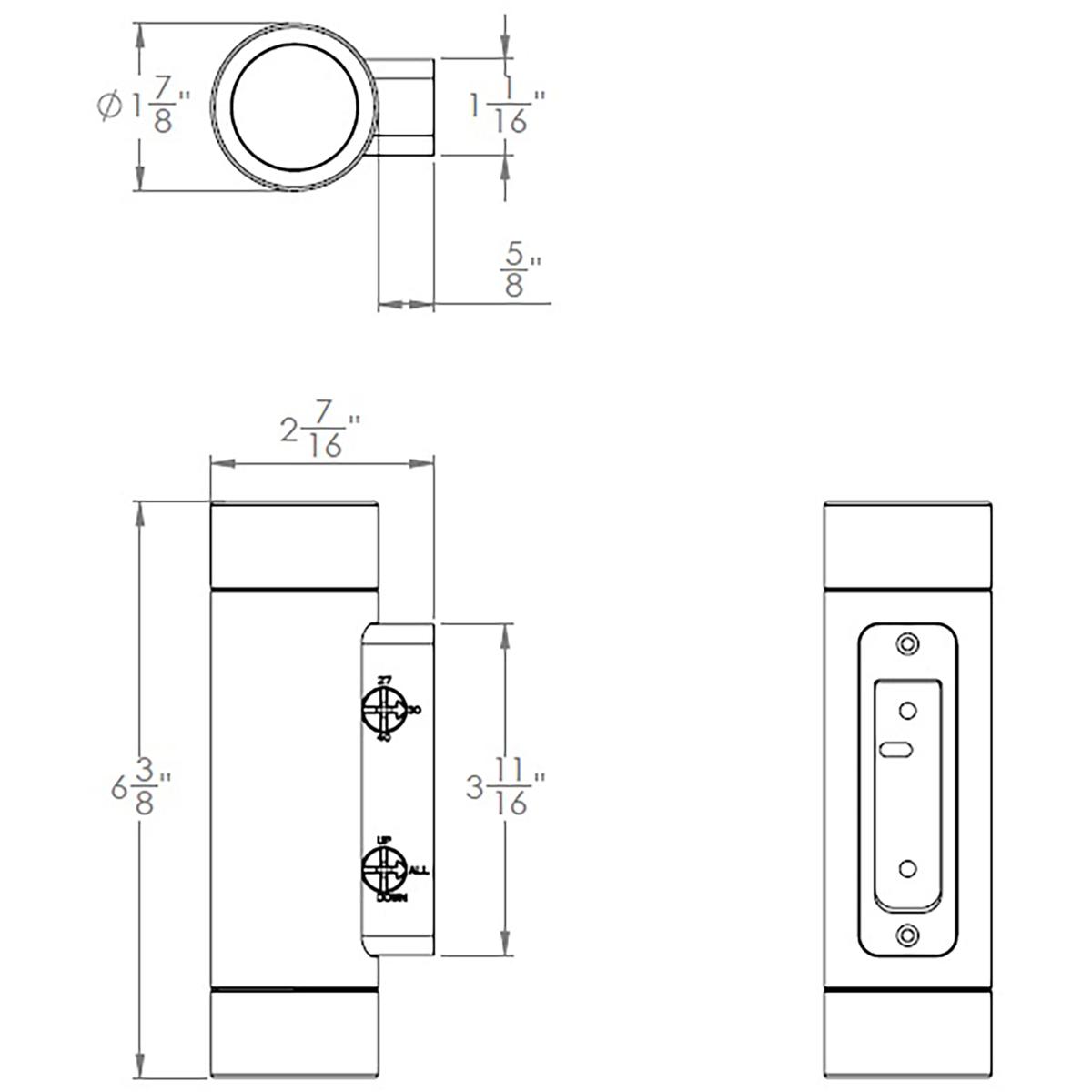 WAC Lighting 2448346 Outdoor-Wall-Lighting - View #2