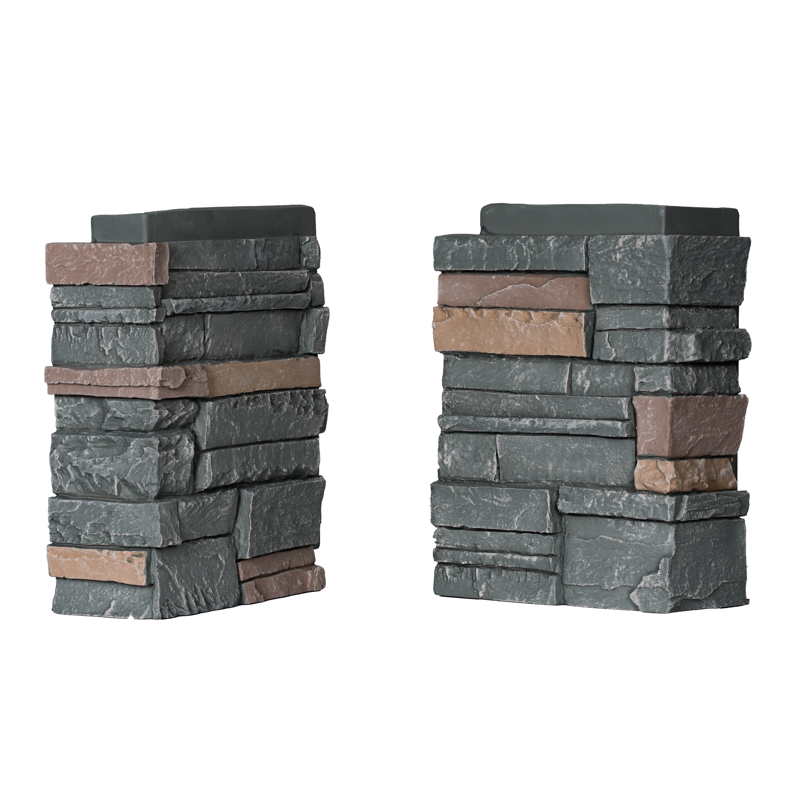 DuraKwik Stone Stacked Stone Corners 4 Linear feet Yosemite Hike Faux stone veneer